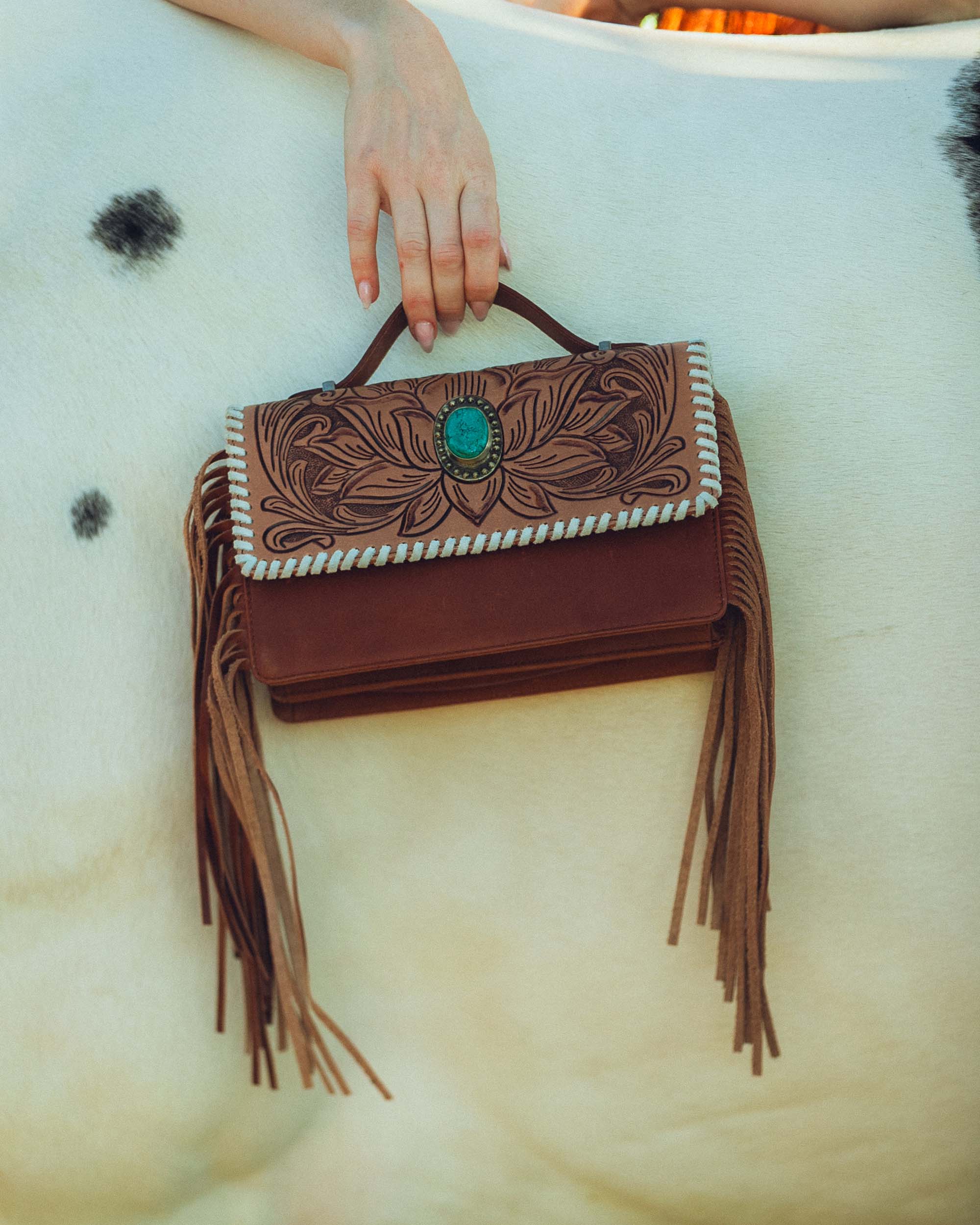 Loyal West Saddle Luxe Handbag - Myra USA