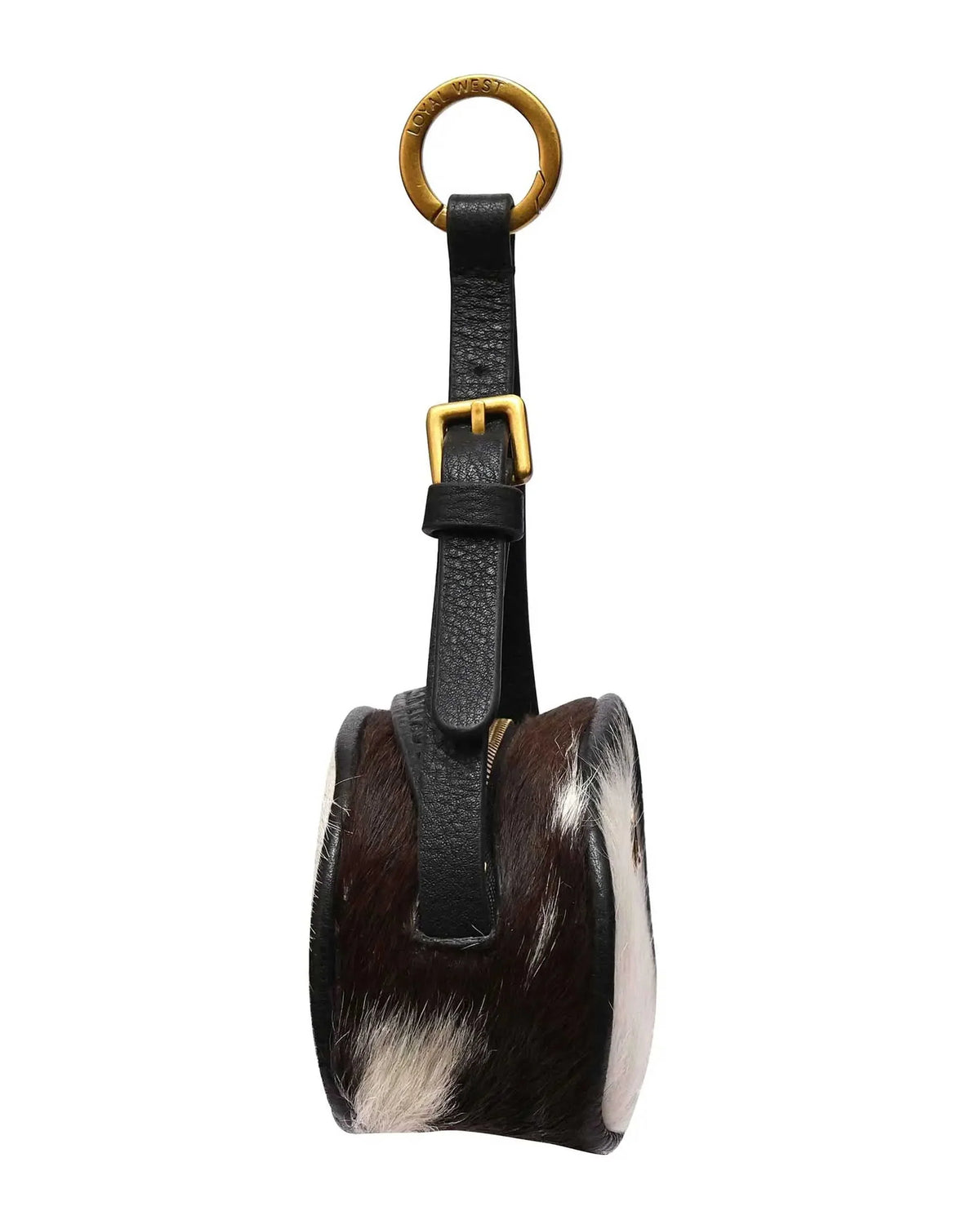 Sophia Micro Bag Charm - Grey cowhide - Myra USA