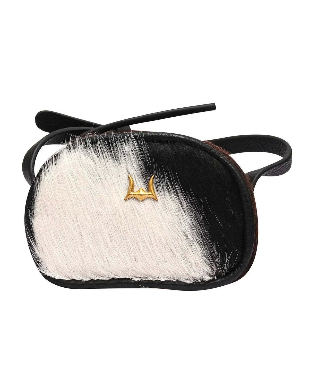 Sophia Micro Bag Charm - Grey cowhide - Myra USA