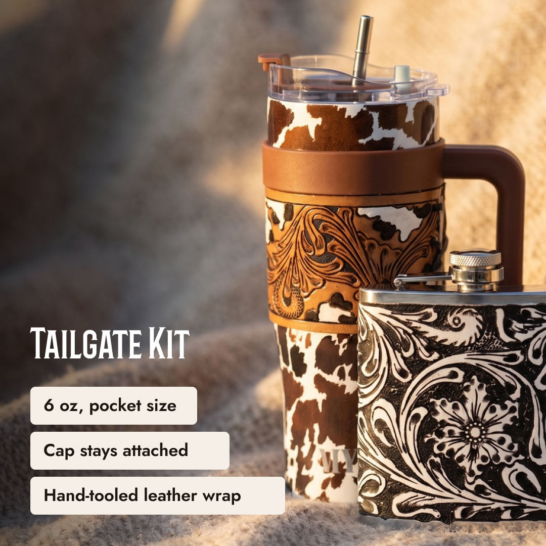 Brown & White Tailgate Trio - Lifestyle