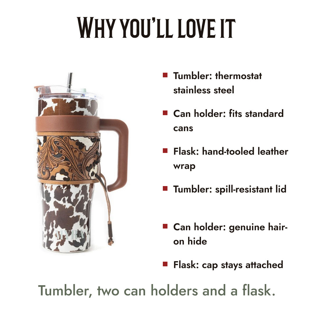 Brown & White Tailgate Trio - Features