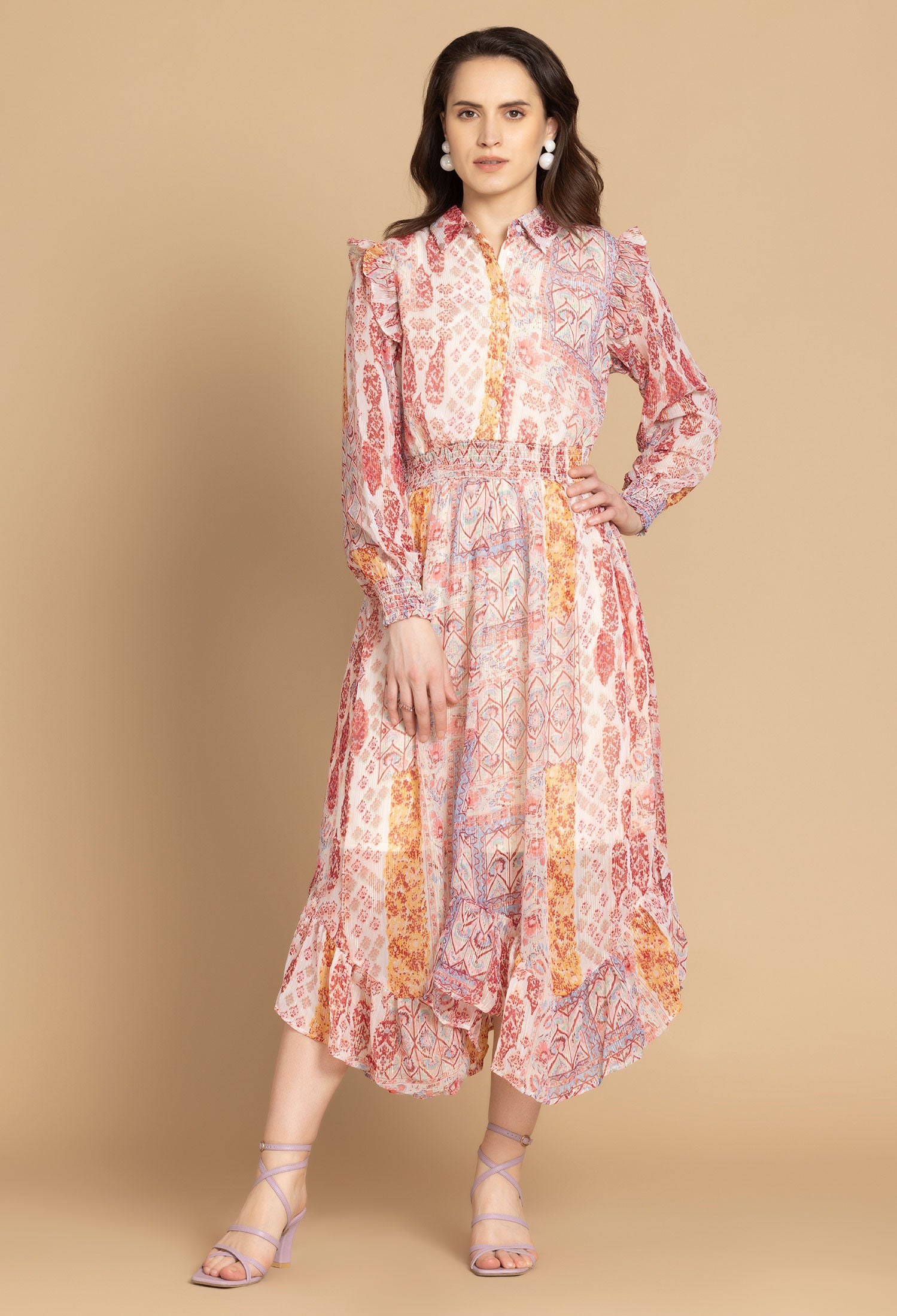 Bohera Renae Patterned Dress - Myra USA