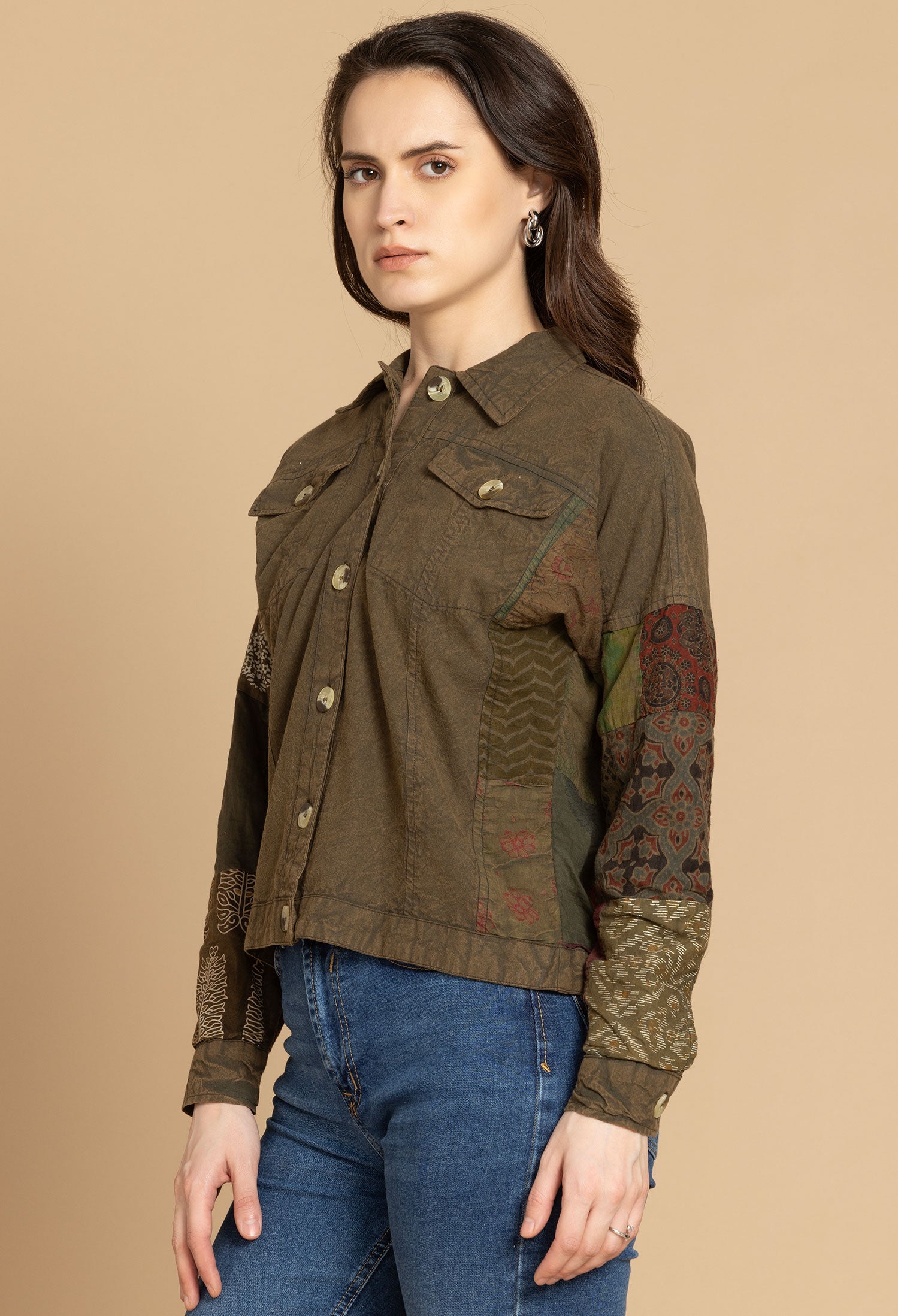 Bohera Madisson Color Accent Shirt Top - Myra USA