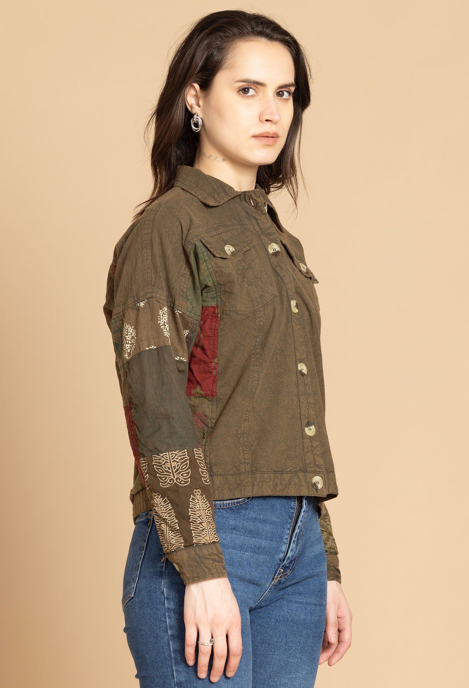 Bohera Madisson Color Accent Shirt Top - Myra USA