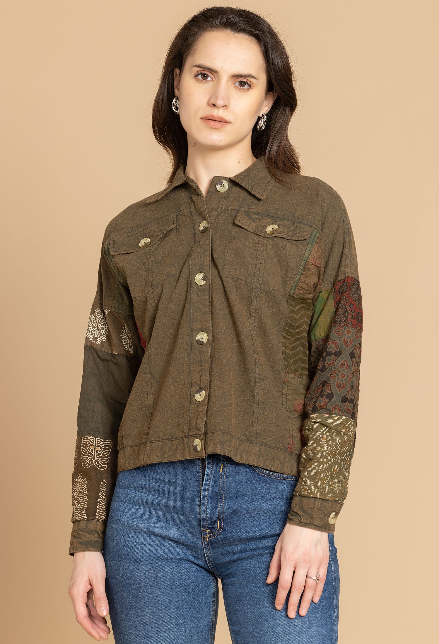 Bohera Madisson Color Accent Shirt Top - Myra USA