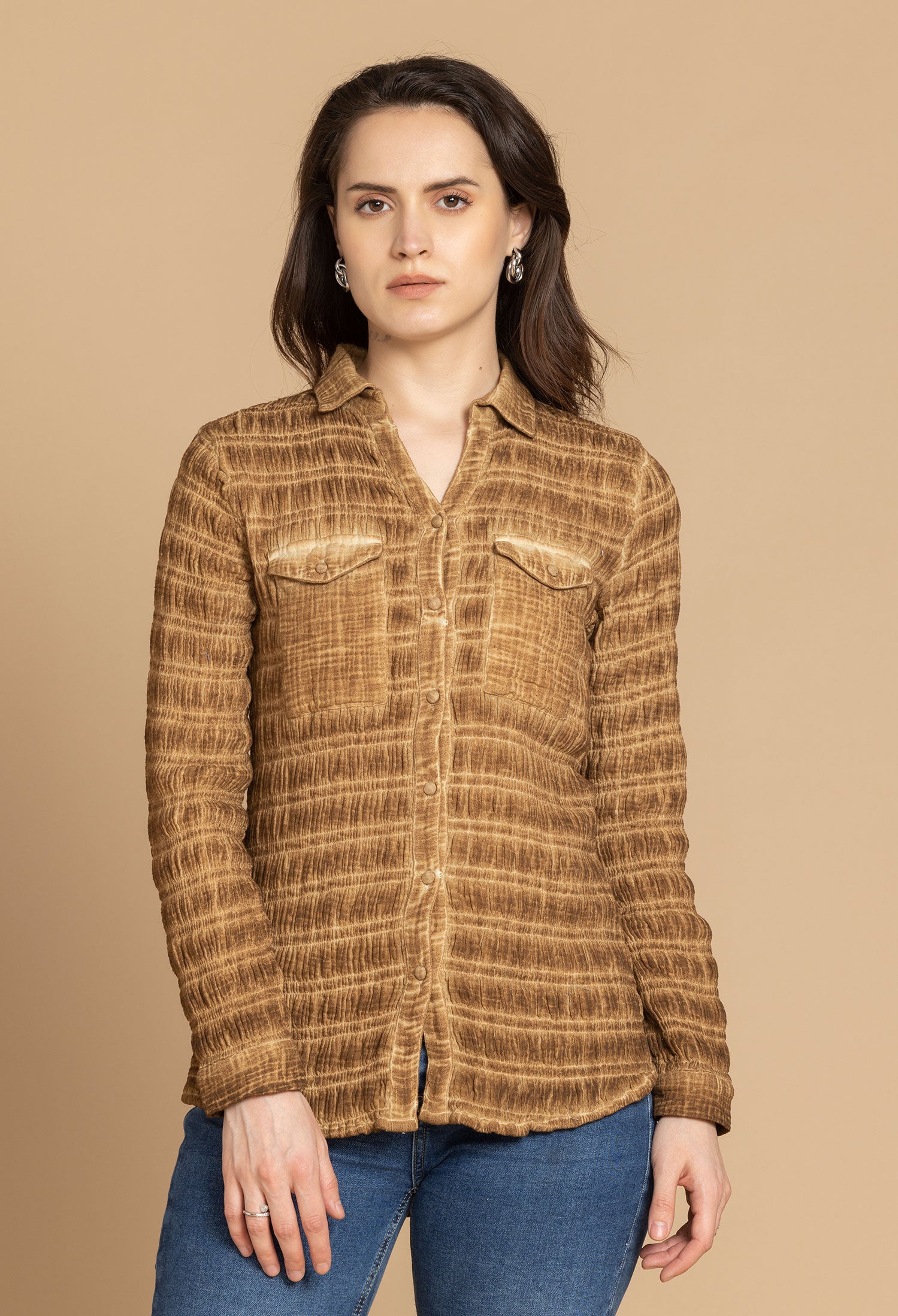 Bohera Vivian May Crimped Shirt - Myra USA