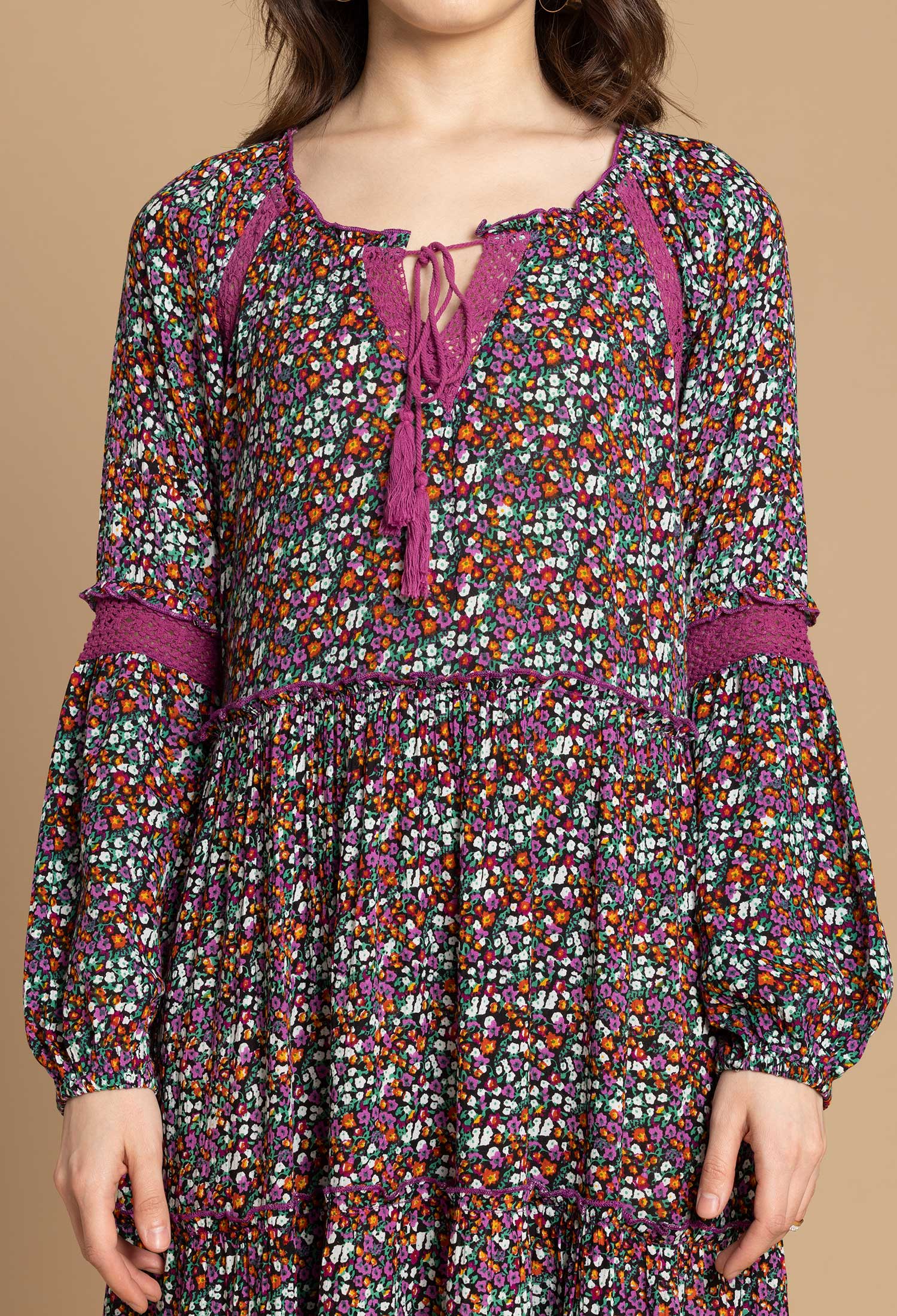 Bohera Isabel Fields of Florals Dress - Myra USA