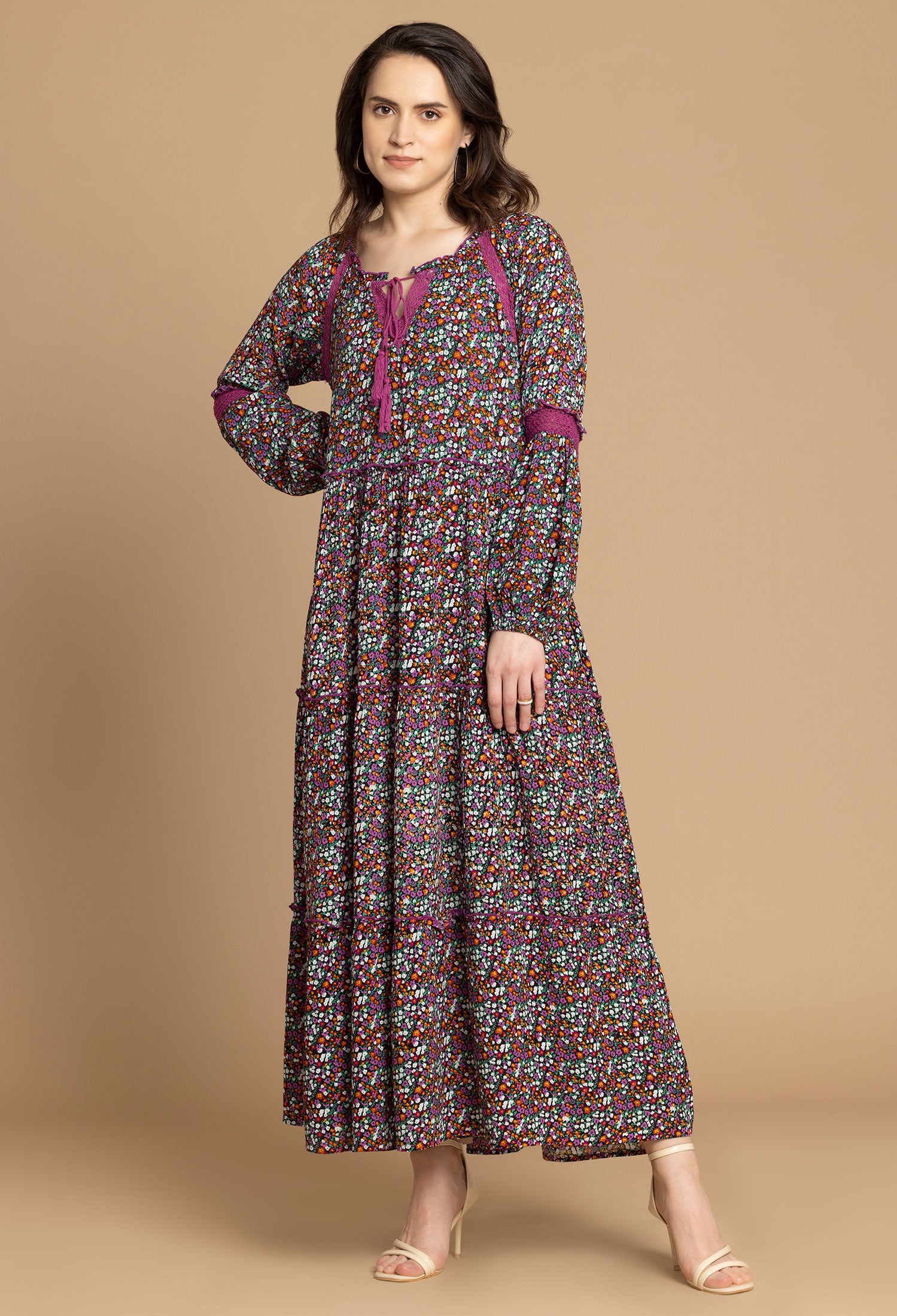 Bohera Isabel Fields of Florals Dress - Myra USA
