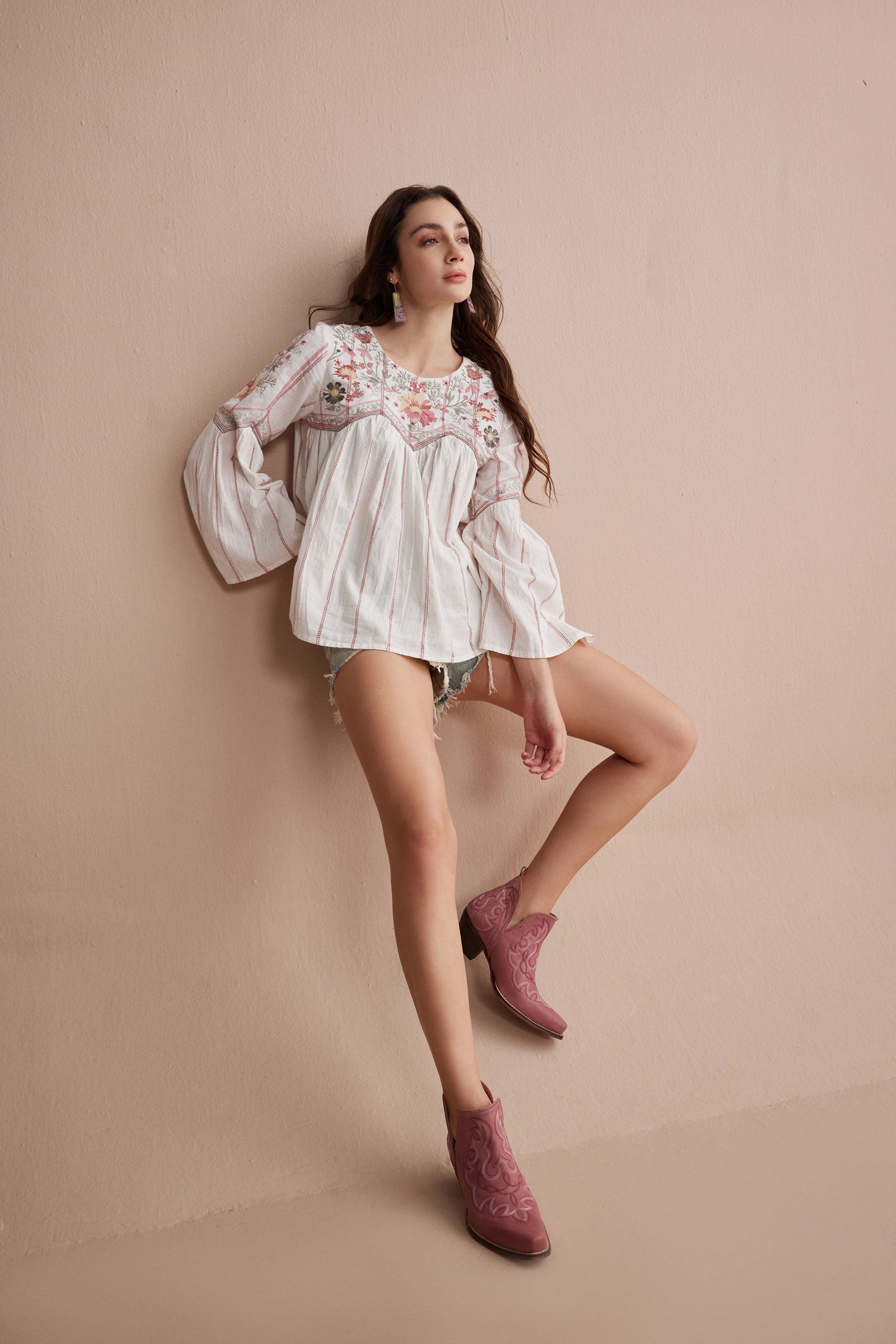 Bohera Cheree Floral Delight Free Flowing Top - Myra USA