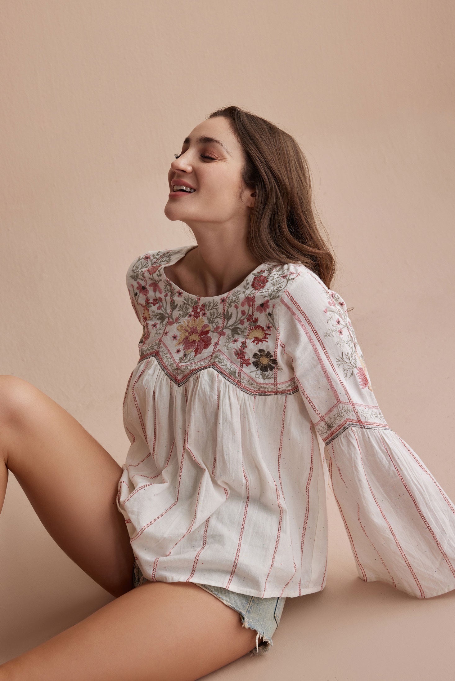 Bohera Cheree Floral Delight Free Flowing Top - Myra USA