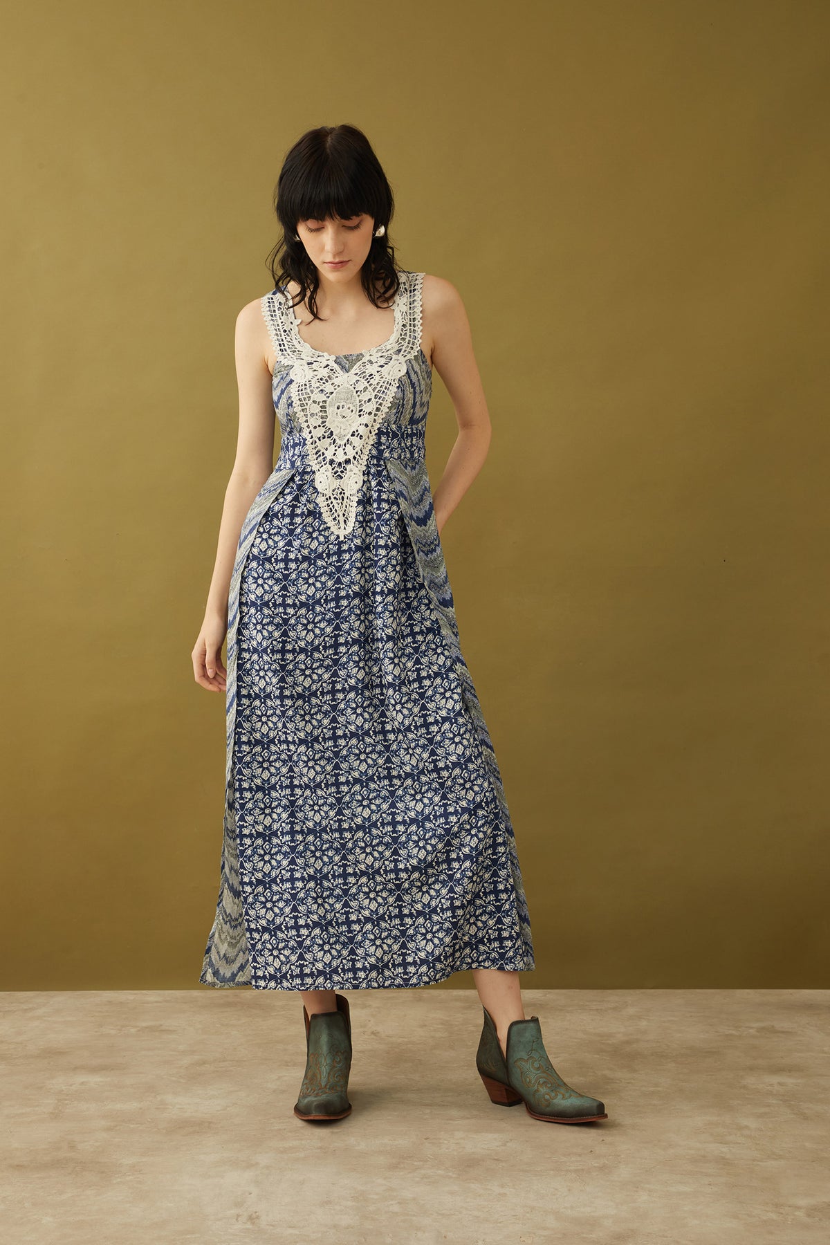 Bohera Mabel Lace Accent Dress - Myra USA