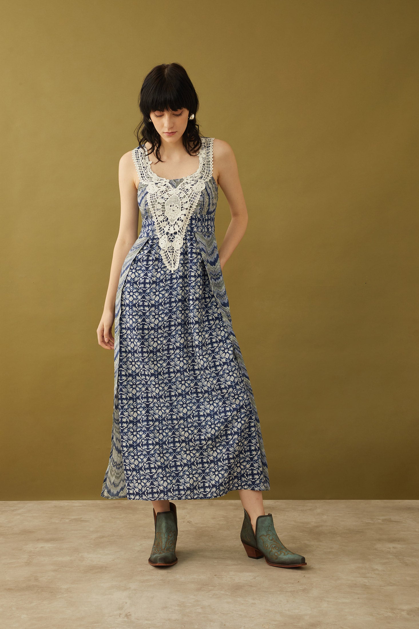 Bohera Mabel Lace Accent Dress - Myra USA