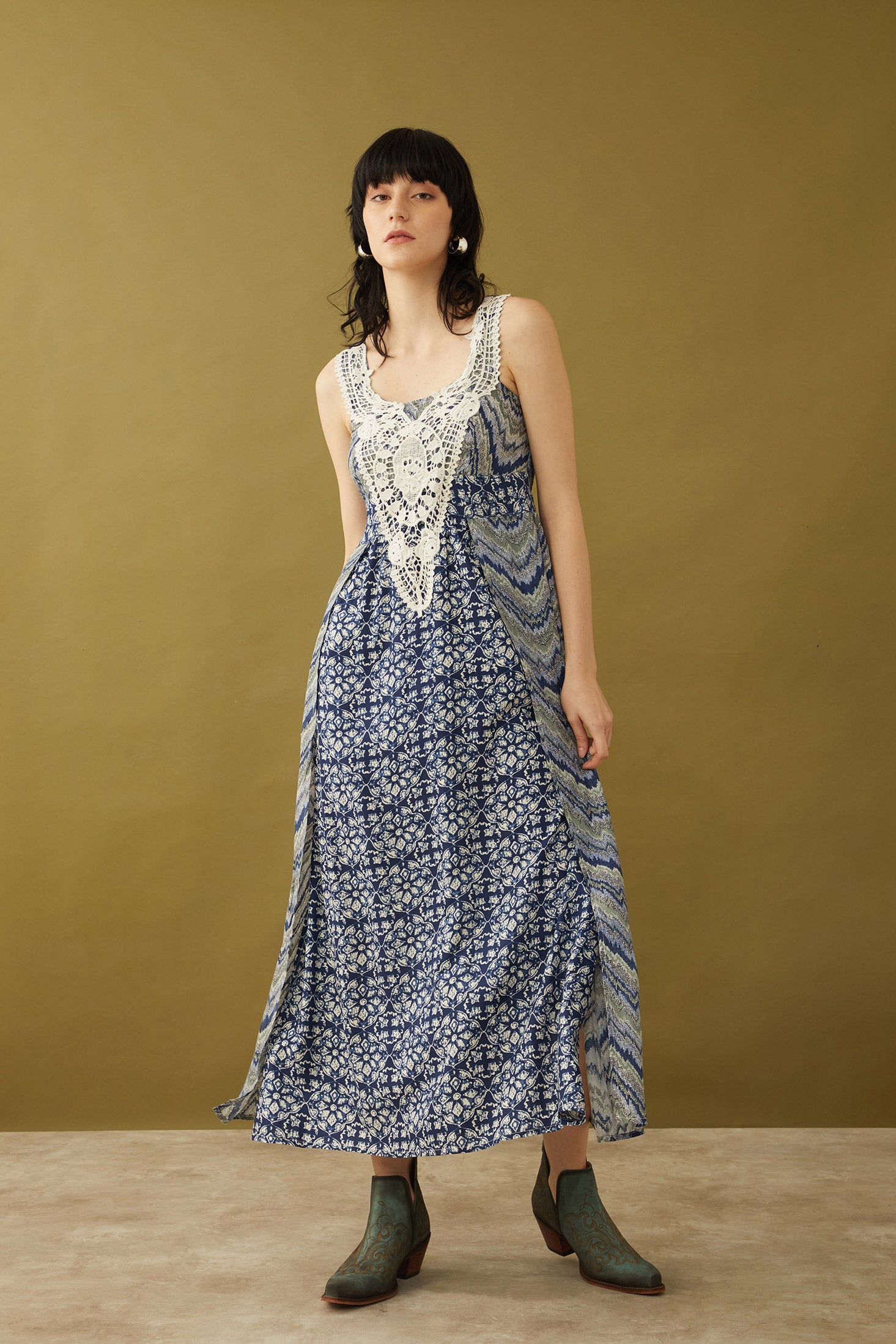 Bohera Mabel Lace Accent Dress - Myra USA