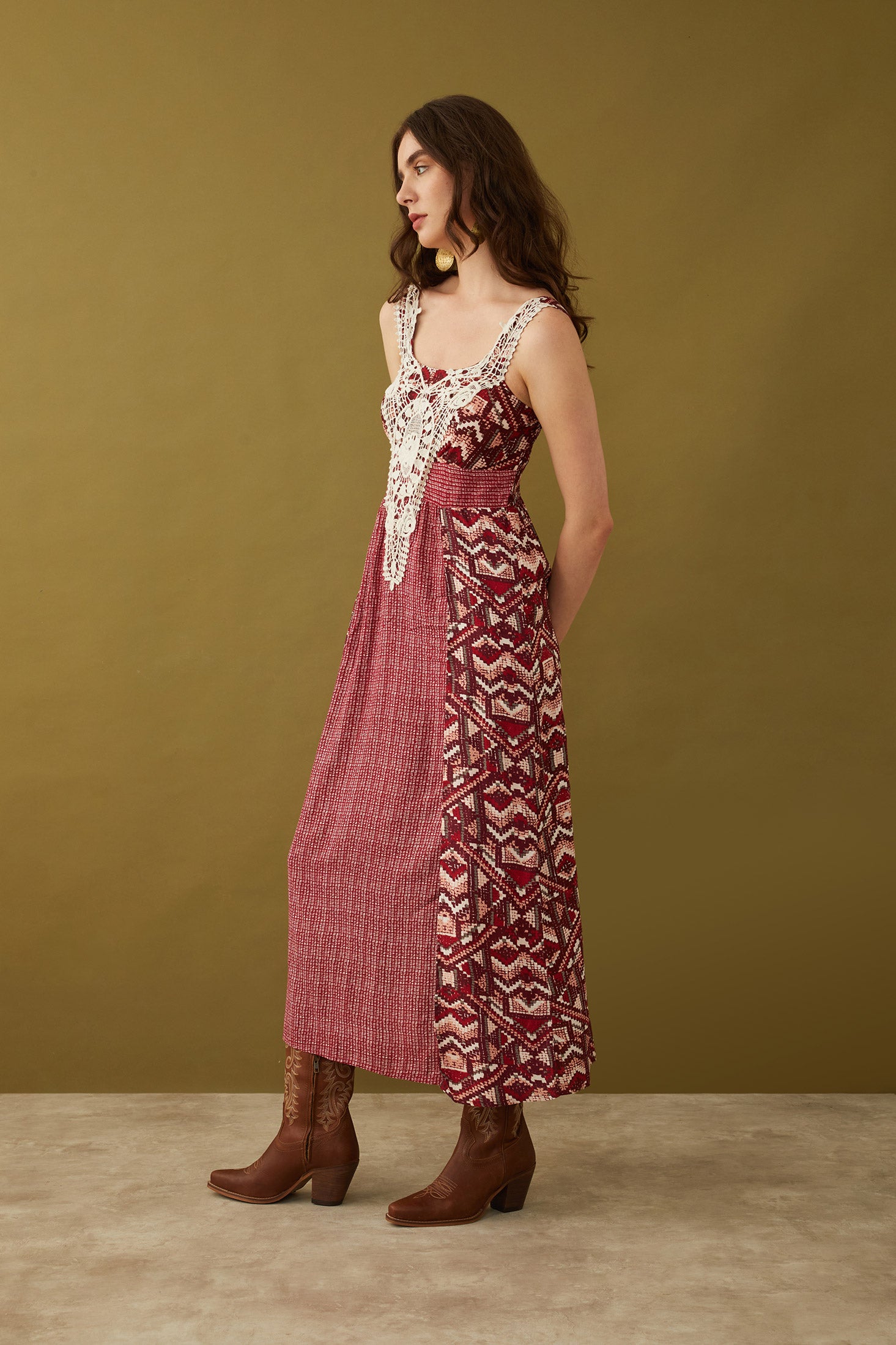Bohera Devonnie Lace Accent Dress - Myra USA