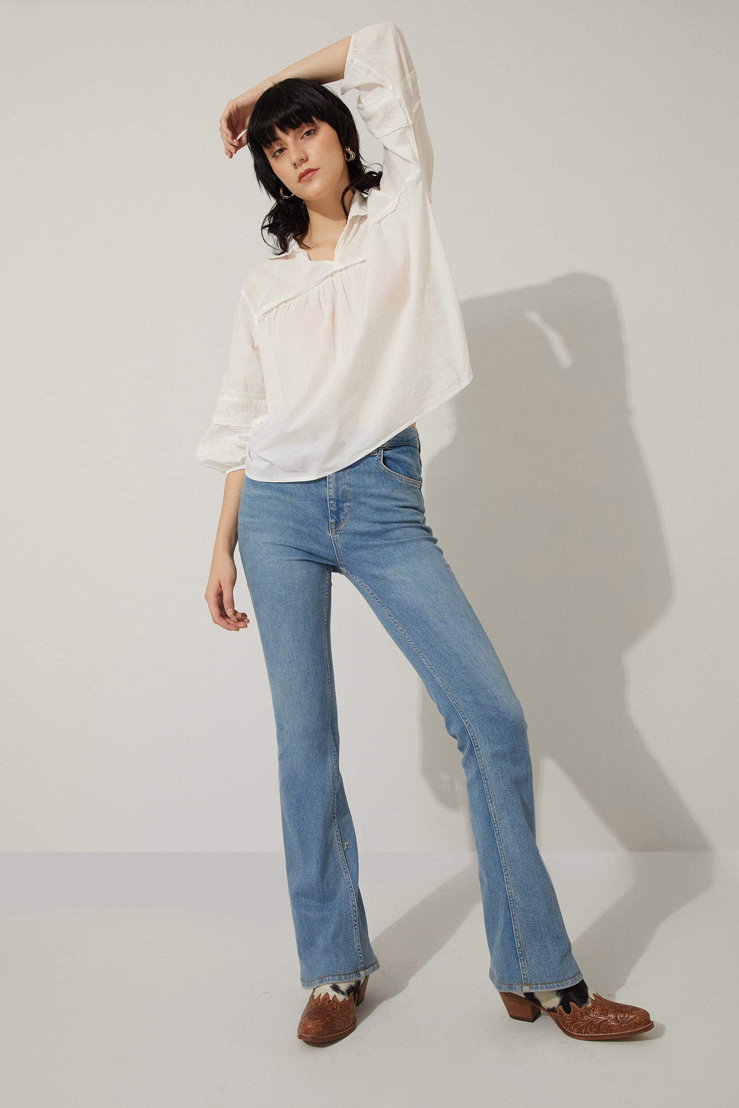 Bohera Dalbie Mae Pleated Top - Myra USA