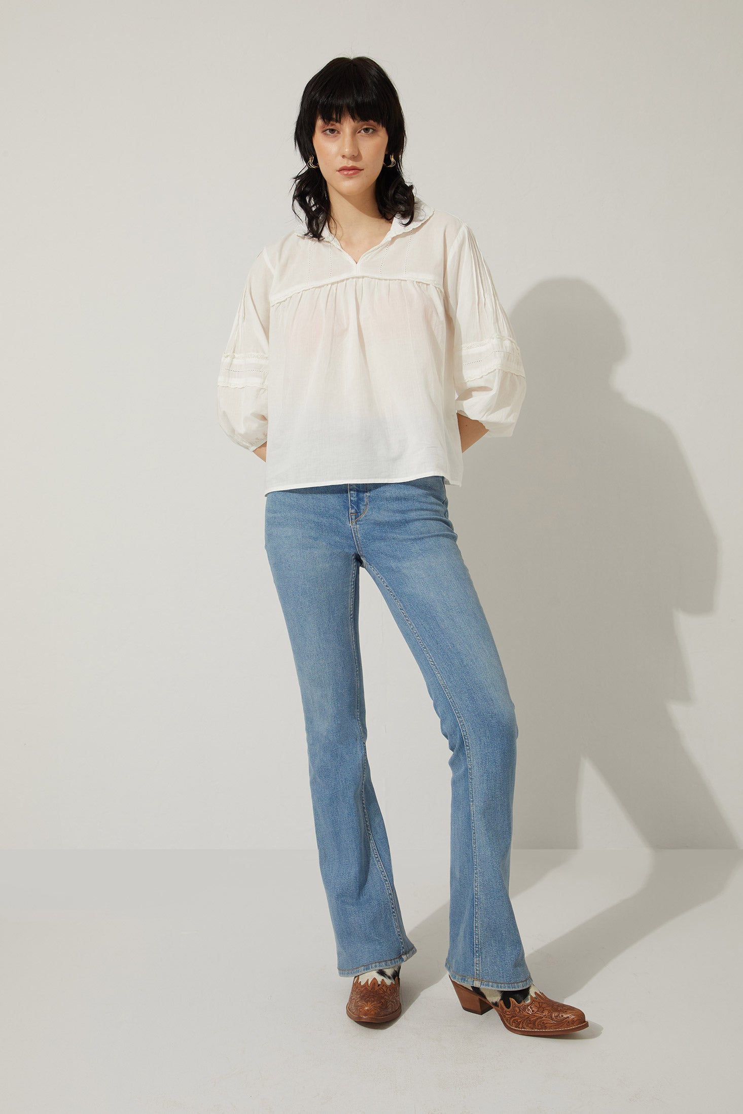 Bohera Dalbie Mae Pleated Top - Myra USA
