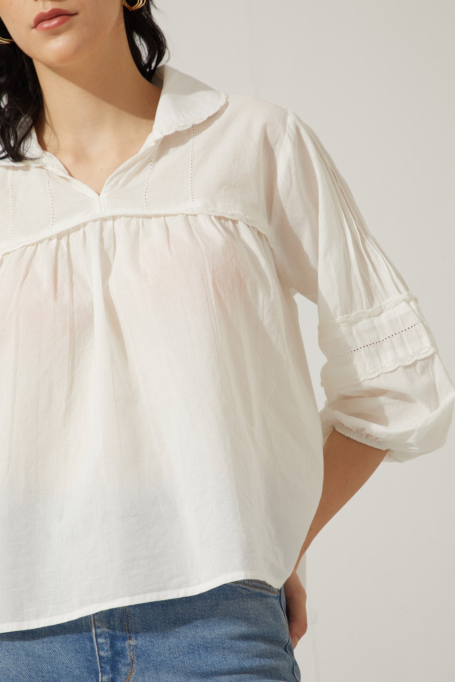 Bohera Dalbie Mae Pleated Top - Myra USA