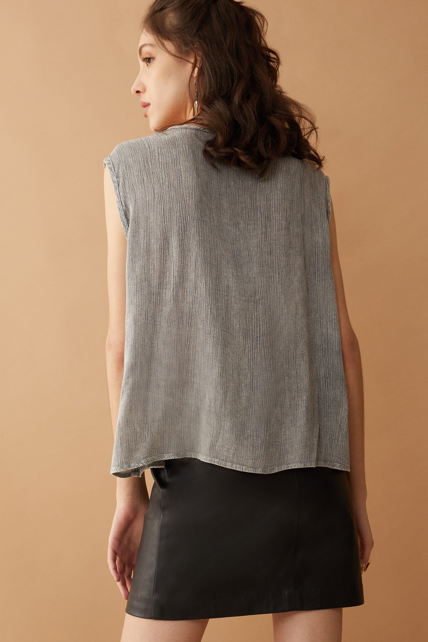 Bohera Arya Embroidered Washed Top - Myra USA