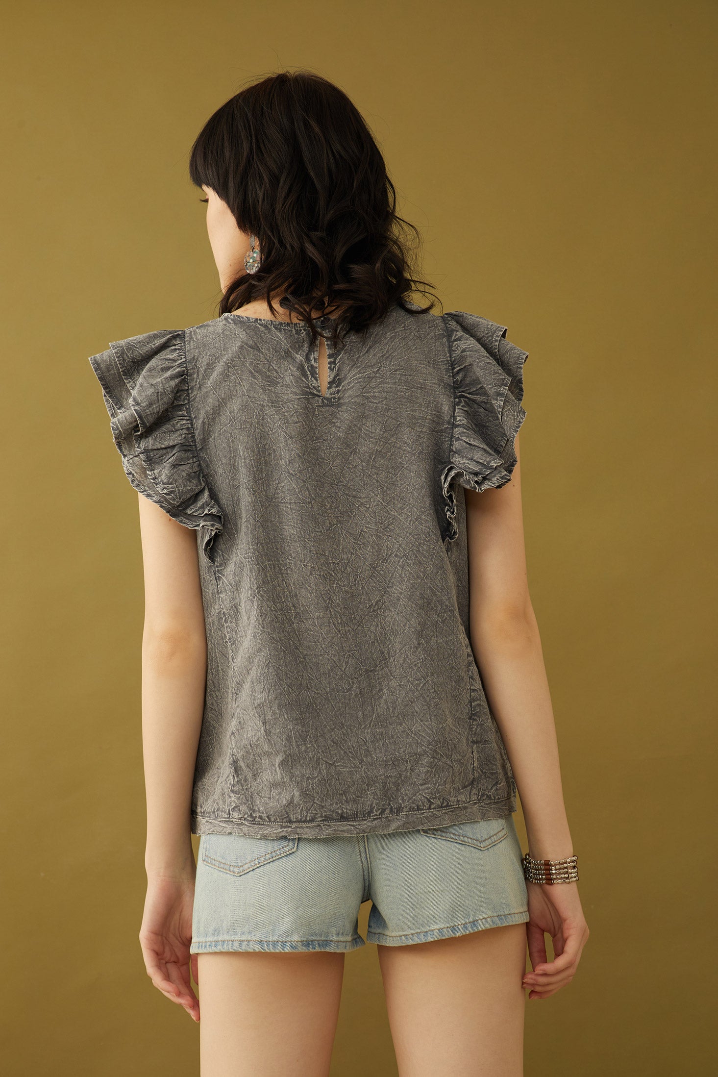 Bohera Heloisa Embroidered Ruffle Top - Myra USA