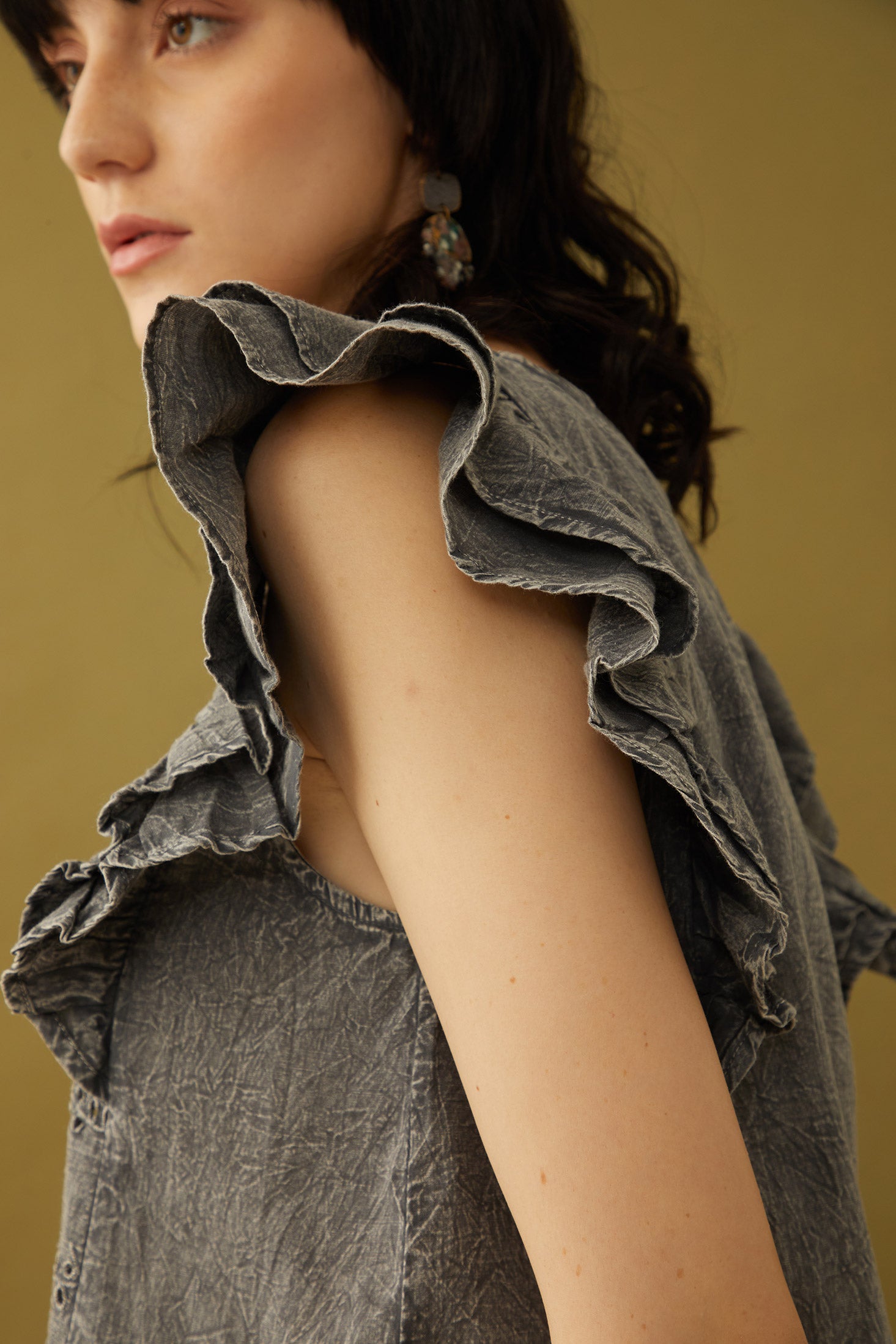 Bohera Heloisa Embroidered Ruffle Top - Myra USA