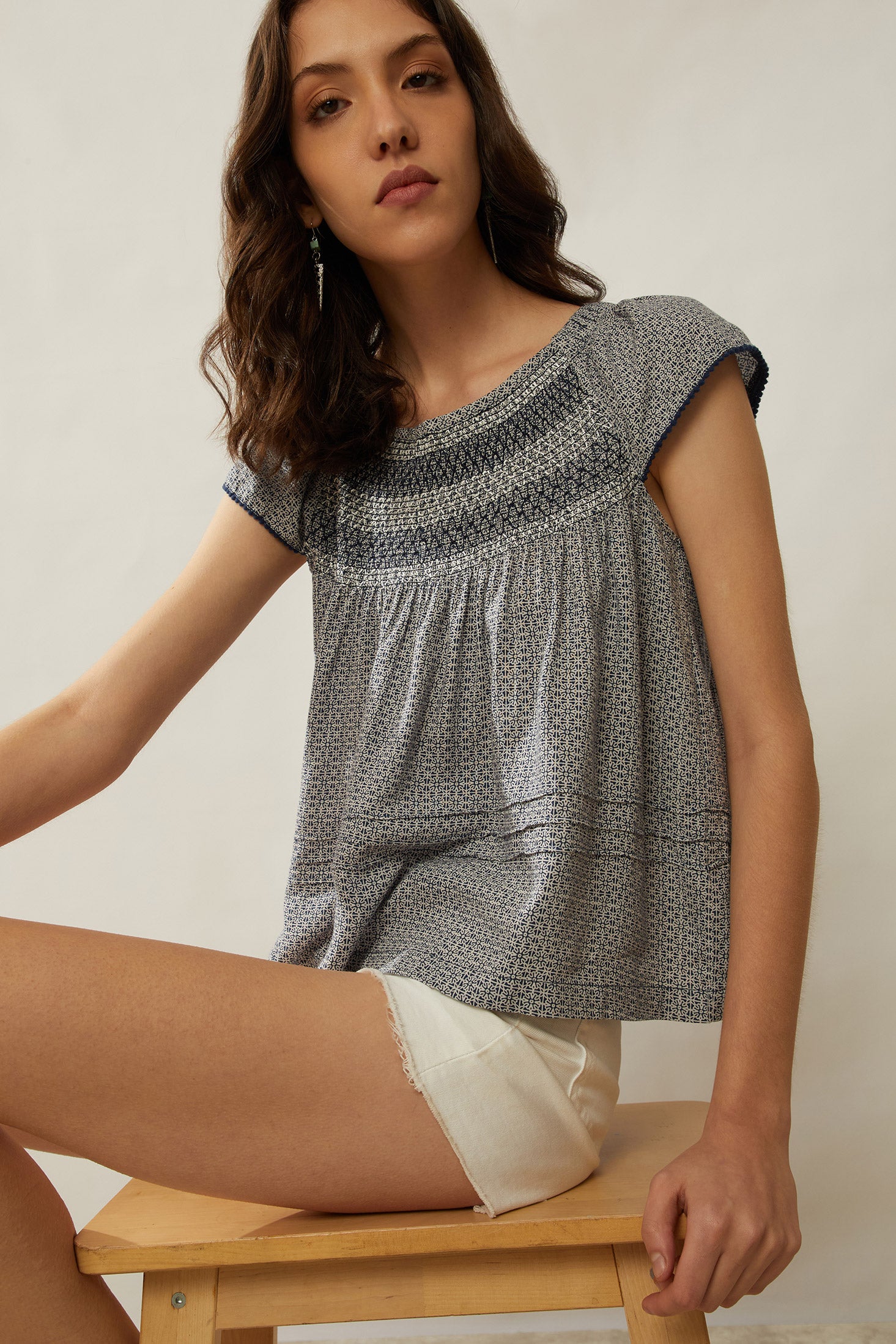 Bohera Cambry Dee Washed Top - Myra USA