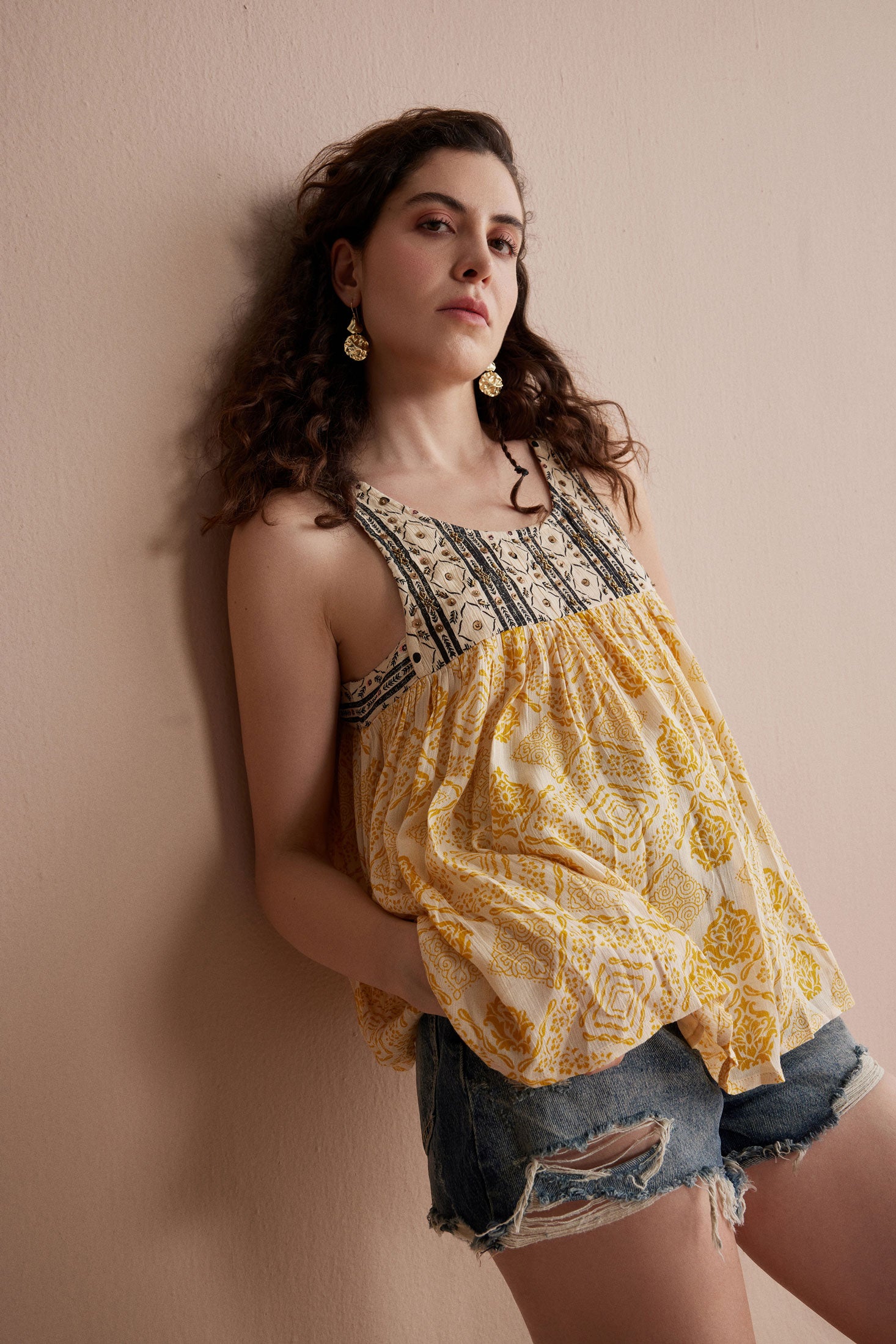 Bohera Leonie Bead Accent Top - Myra USA