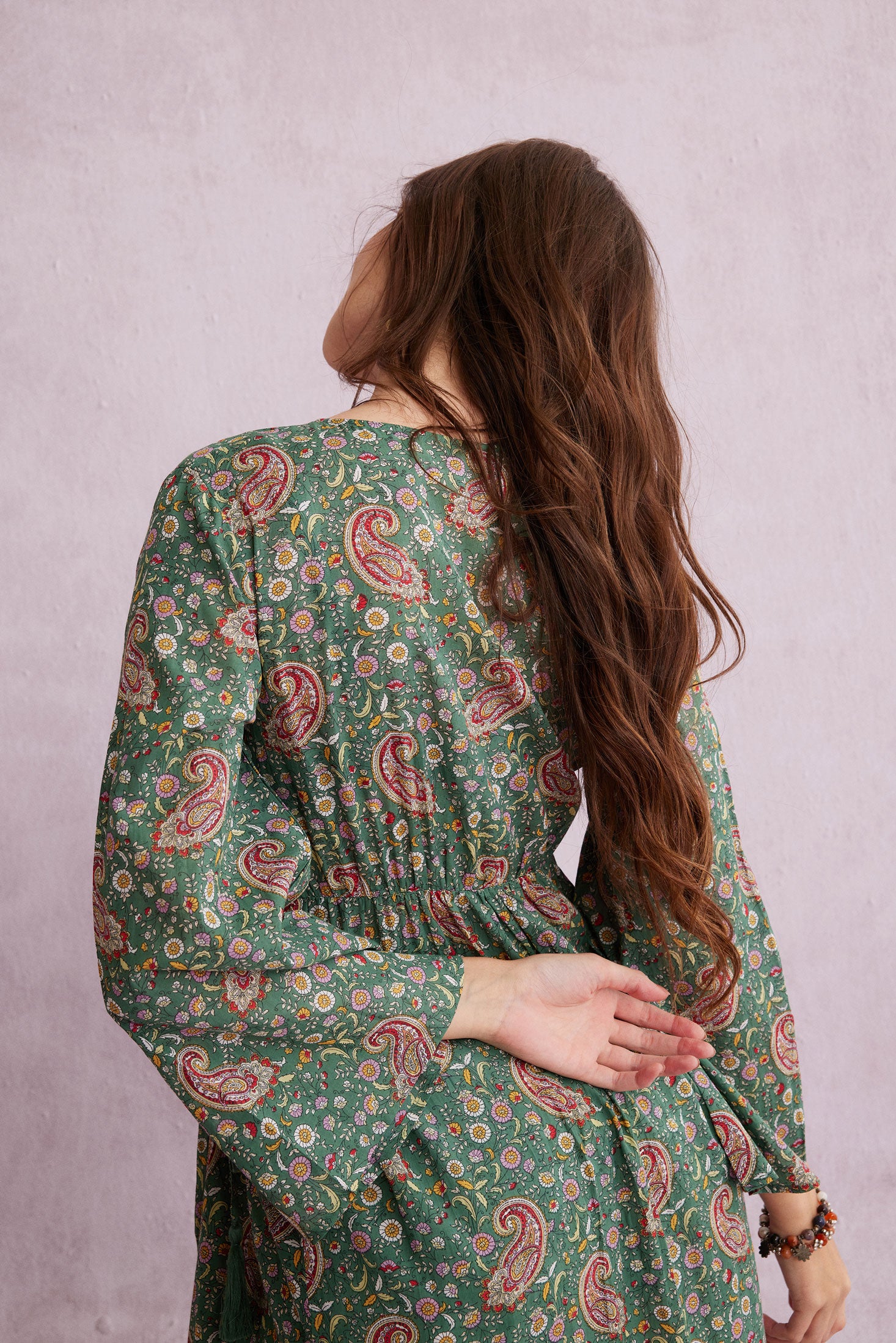 Bohera Yevennia Wrap Over Long Dress - Myra USA