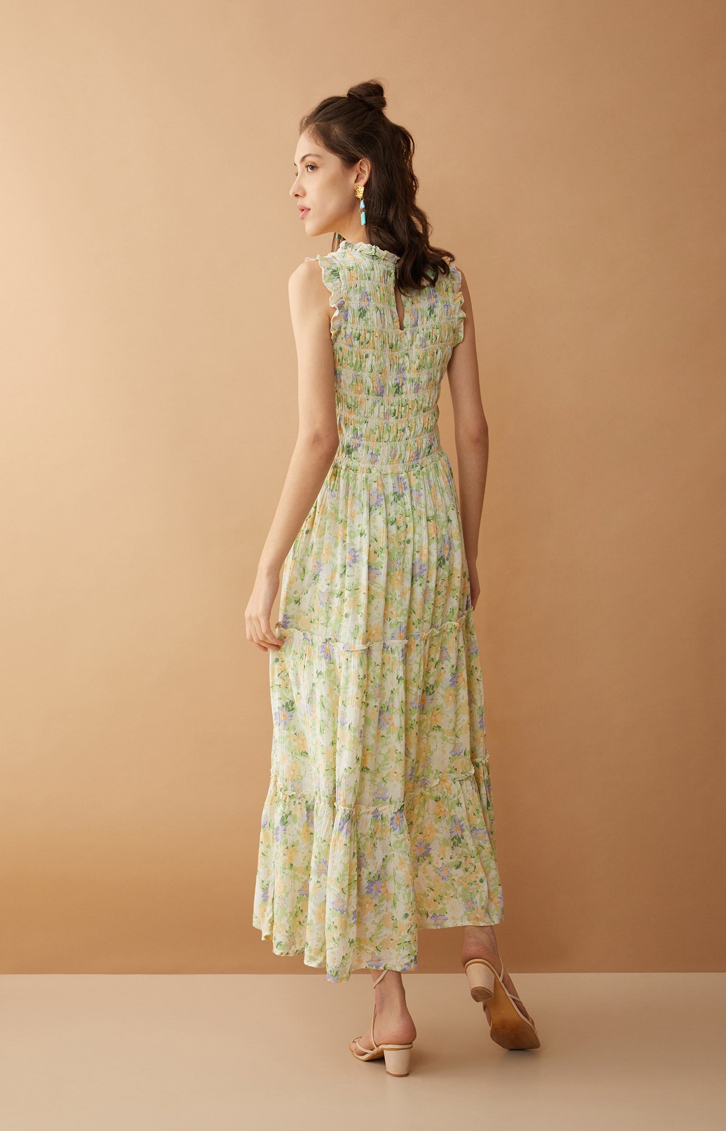 Bohera Ava's Spring Floral Smocking Dress - Myra USA