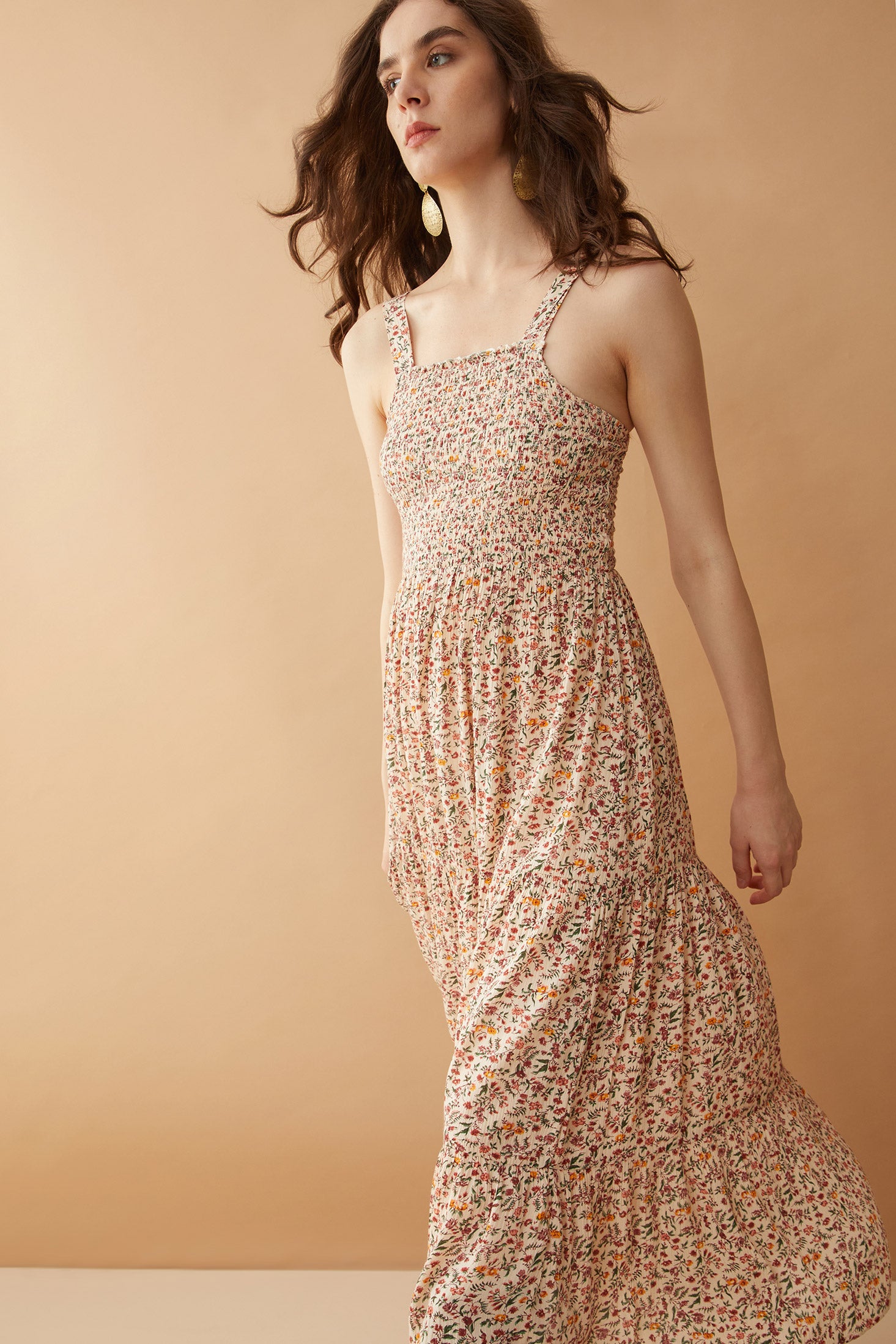 Bohera Juleebee Smocking Dress in White - Myra USA
