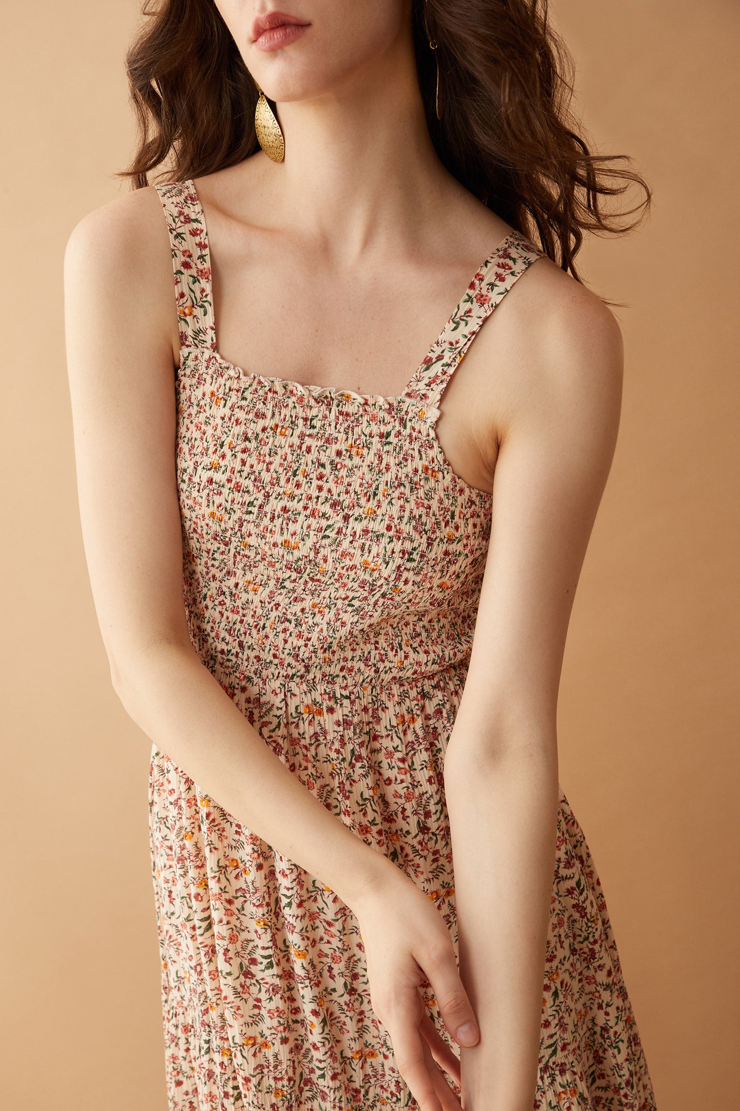 Bohera Juleebee Smocking Dress in White - Myra USA