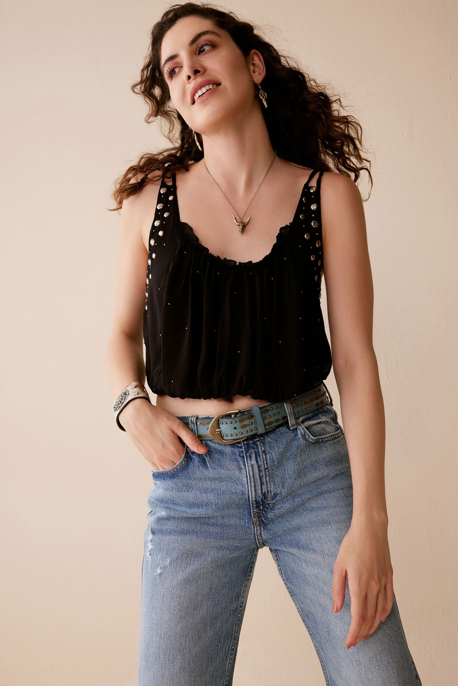 Bohera Joanie Accent Tank Top - Myra USA