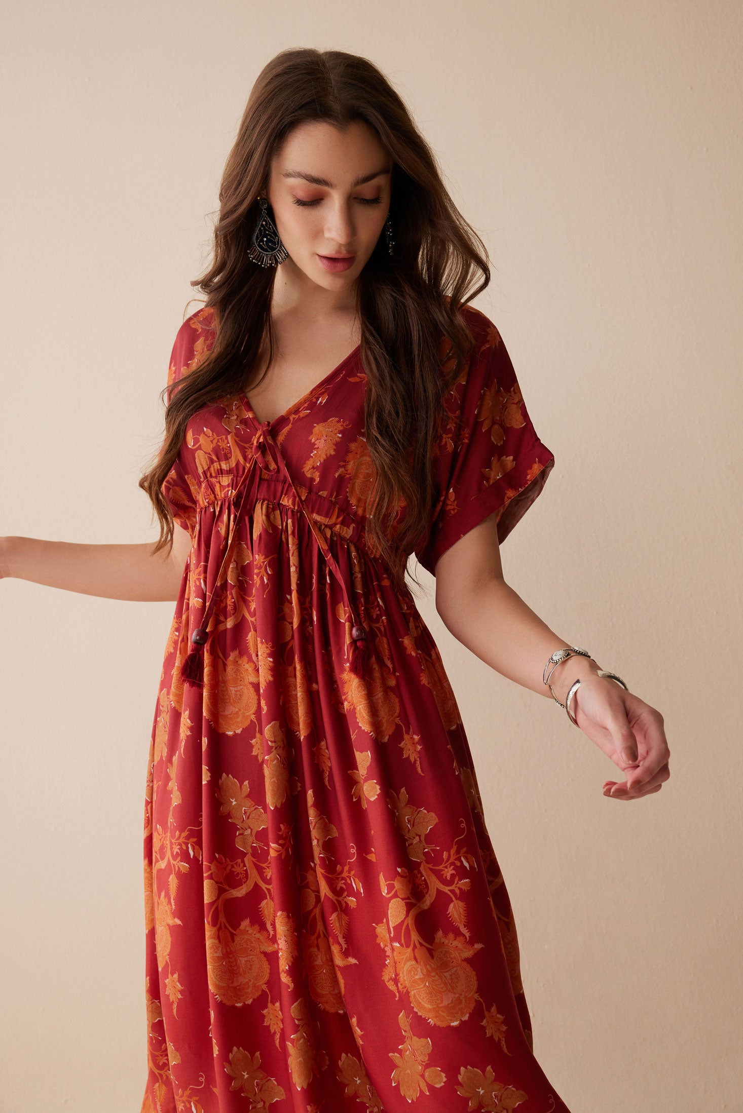 Bohera Krystal Dee Maxi Print Dress - Myra USA