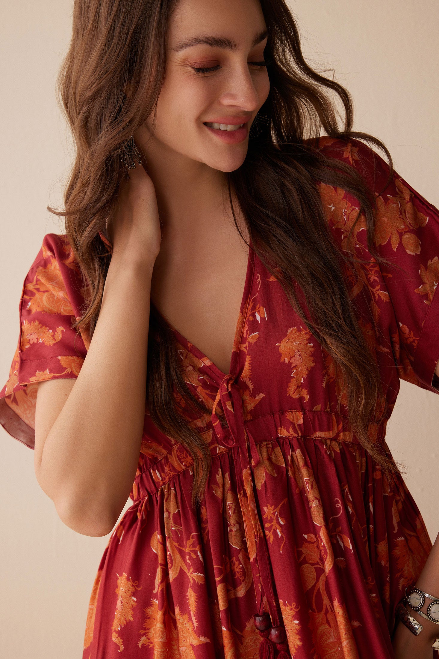Bohera Krystal Dee Maxi Print Dress - Myra USA
