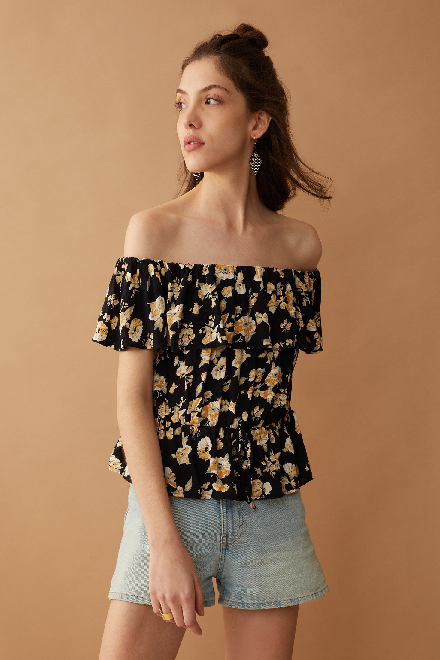 Bohera Aveline Flounce Off-Shoulder Top - Myra USA