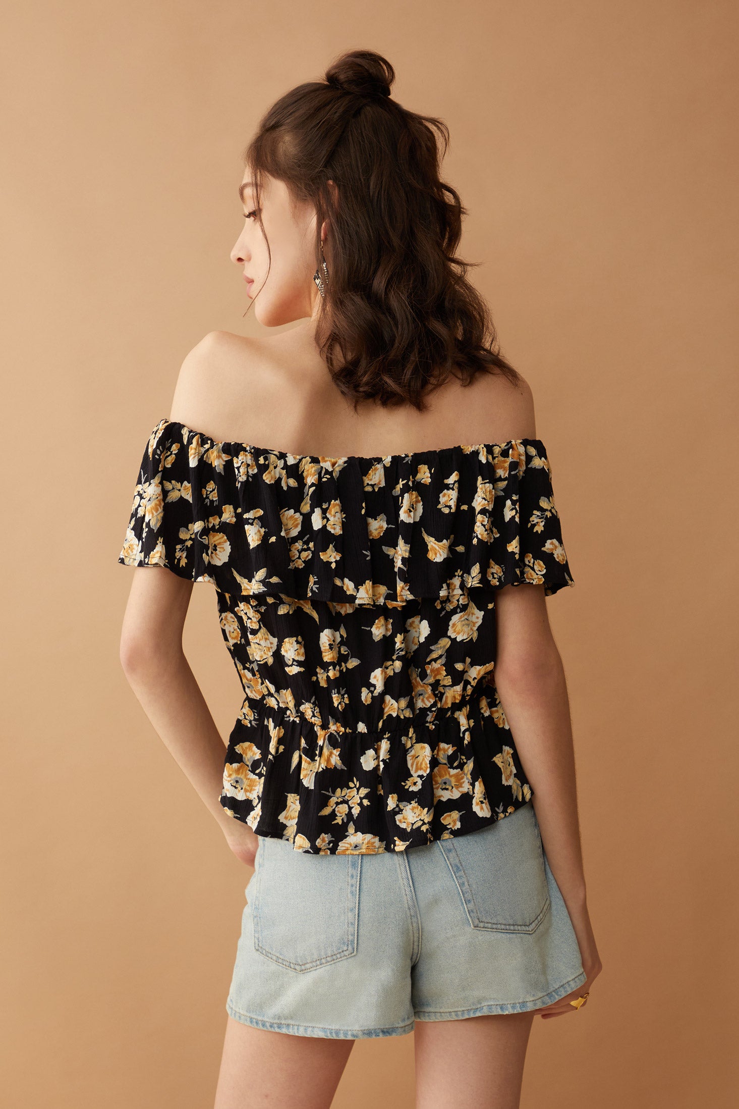 Bohera Aveline Flounce Off-Shoulder Top - Myra USA