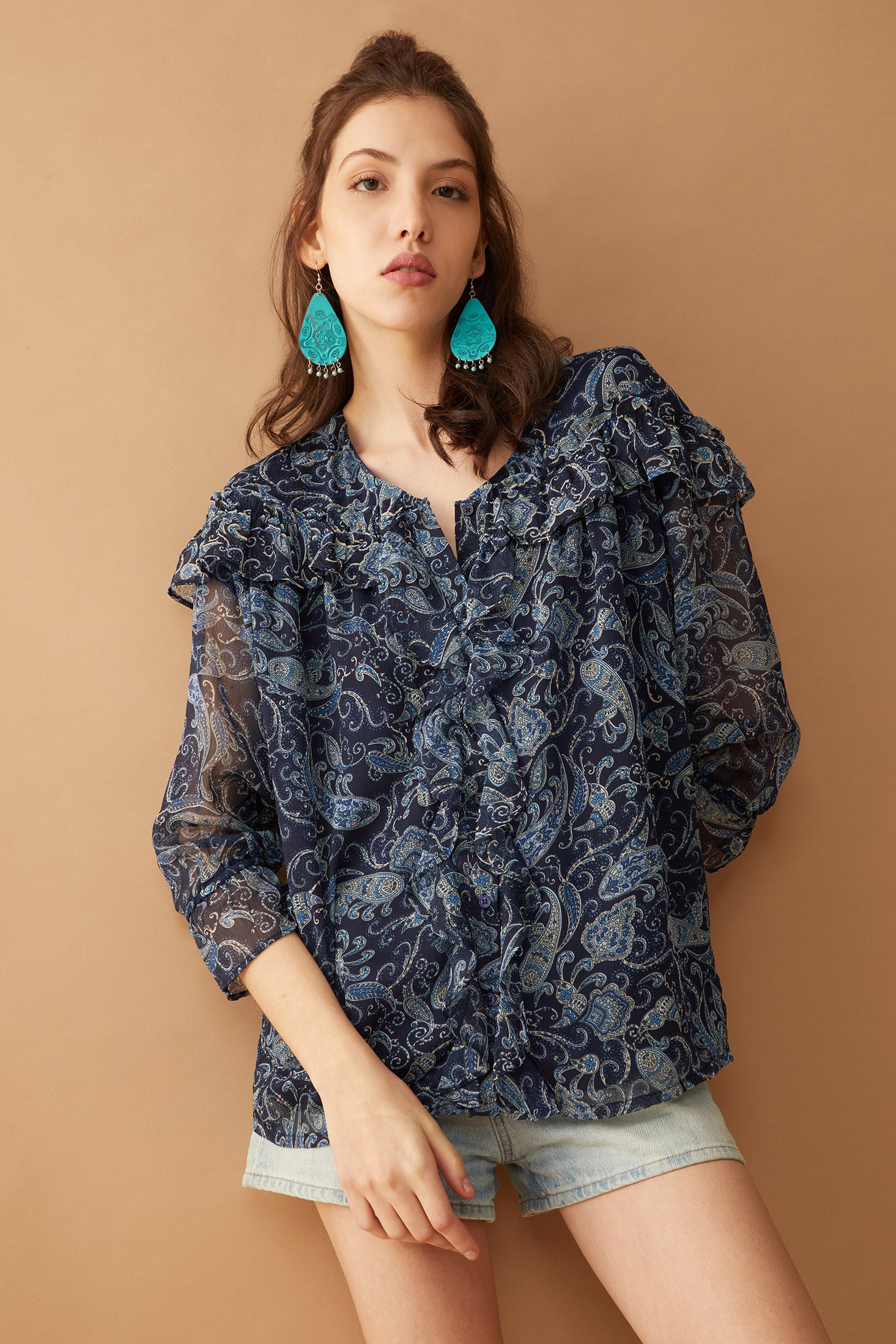 Bohera Meridonna Paisley Top - Myra USA