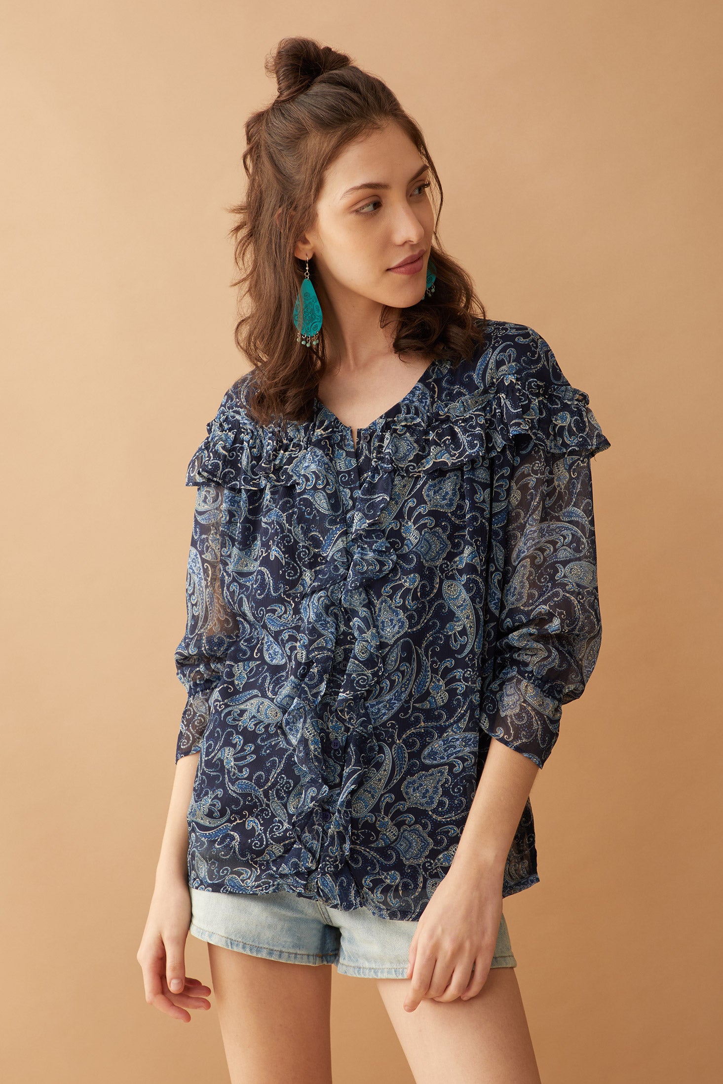 Bohera Meridonna Paisley Top - Myra USA