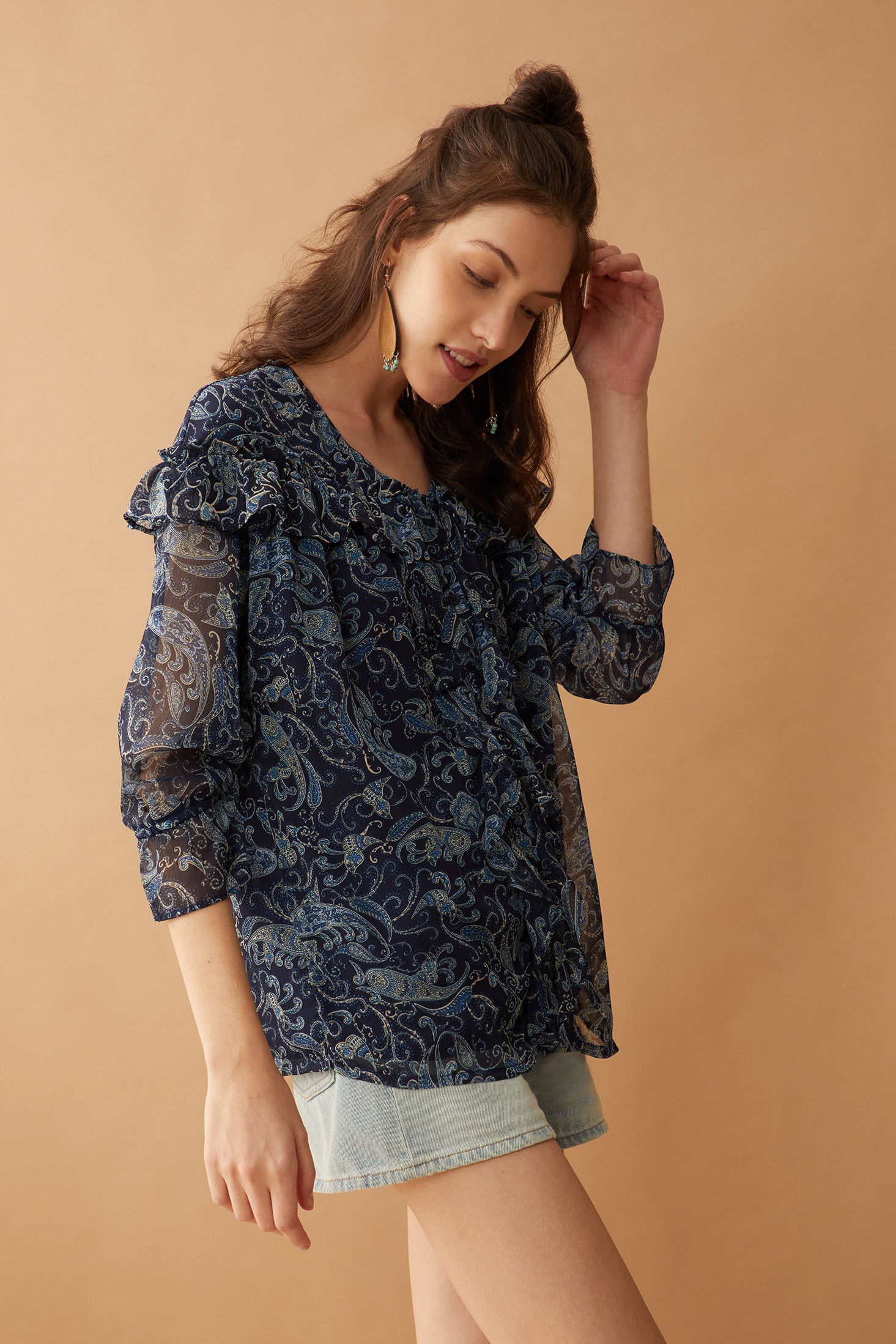 Bohera Meridonna Paisley Top - Myra USA