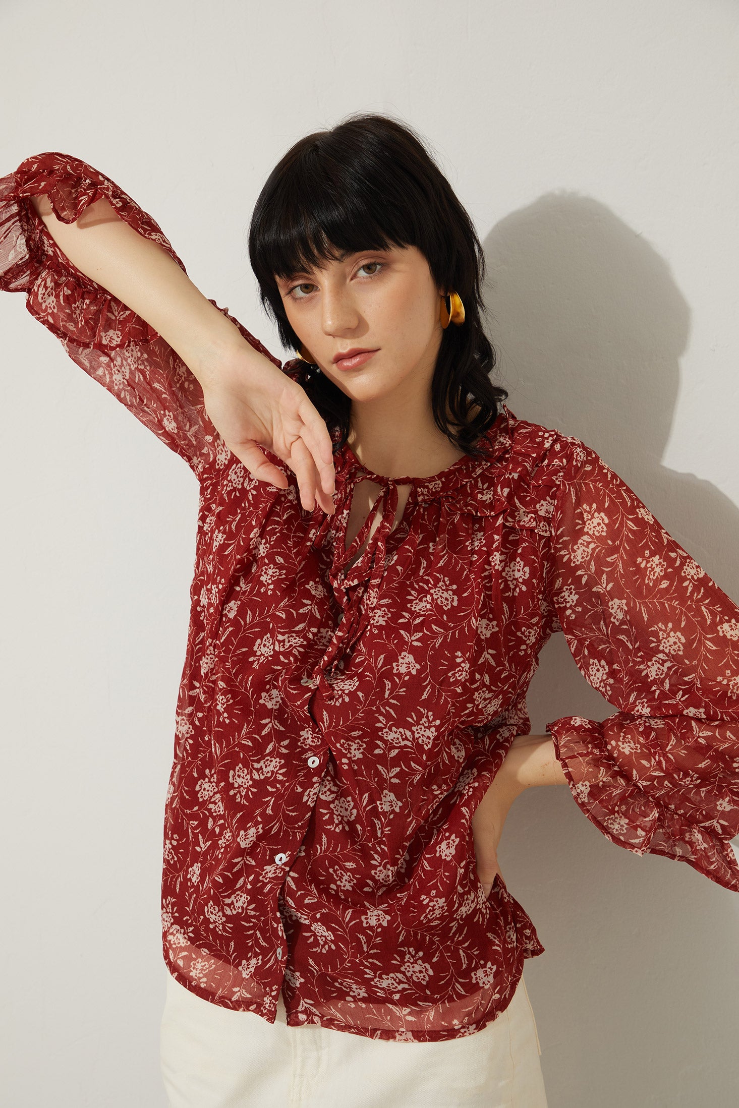 Bohera Francisca Floral Shirt - Myra USA
