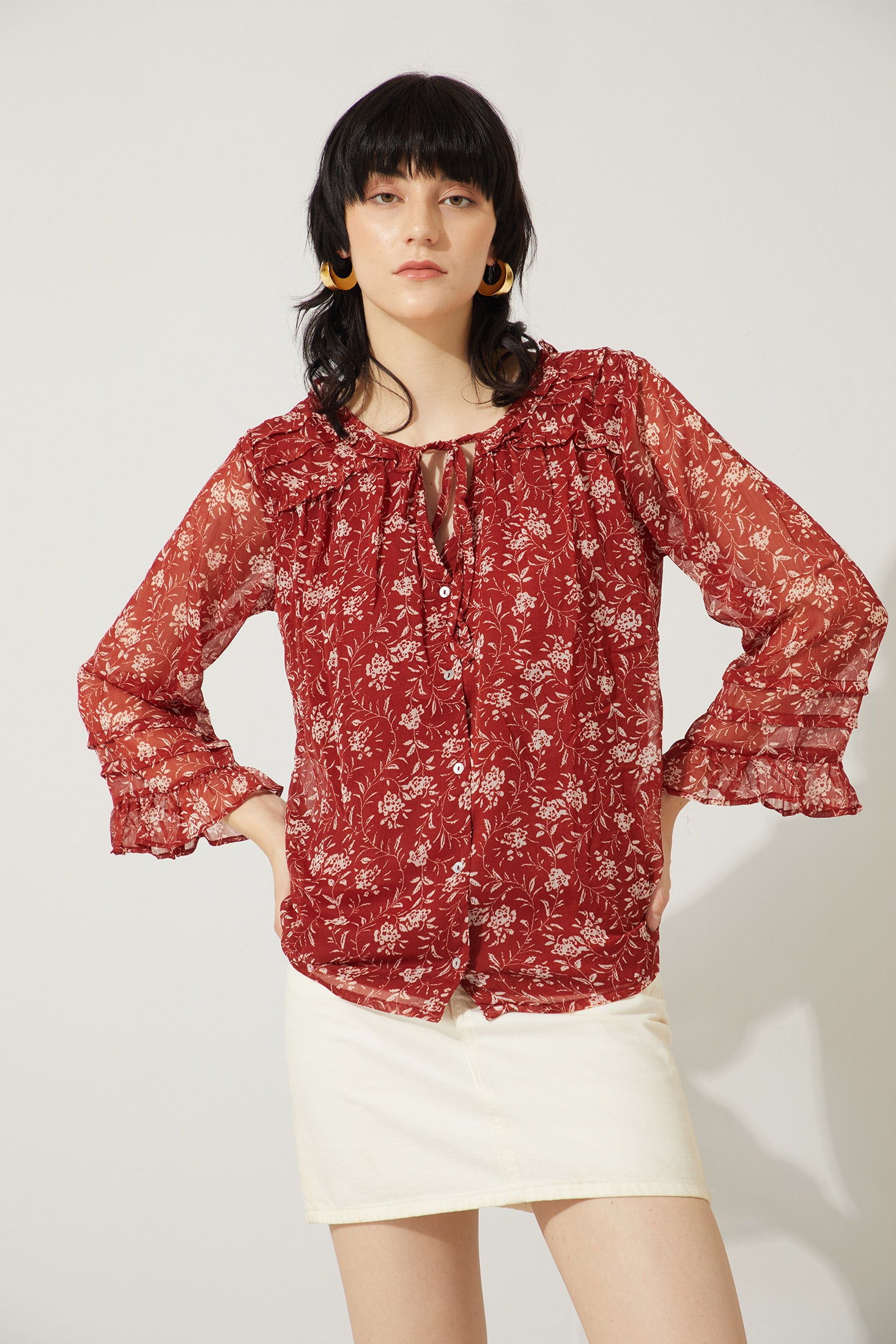 Bohera Francisca Floral Shirt - Myra USA