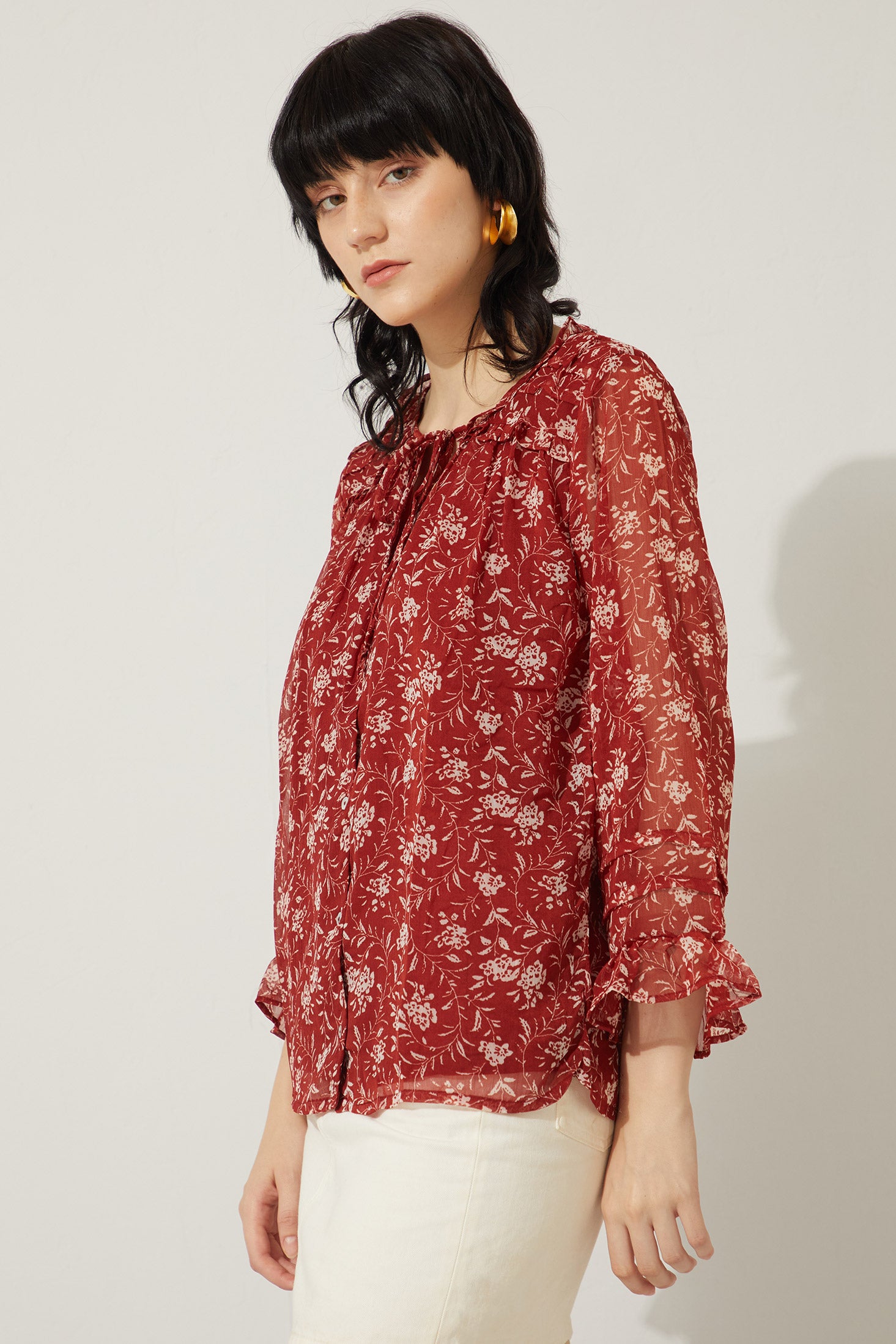 Bohera Francisca Floral Shirt - Myra USA