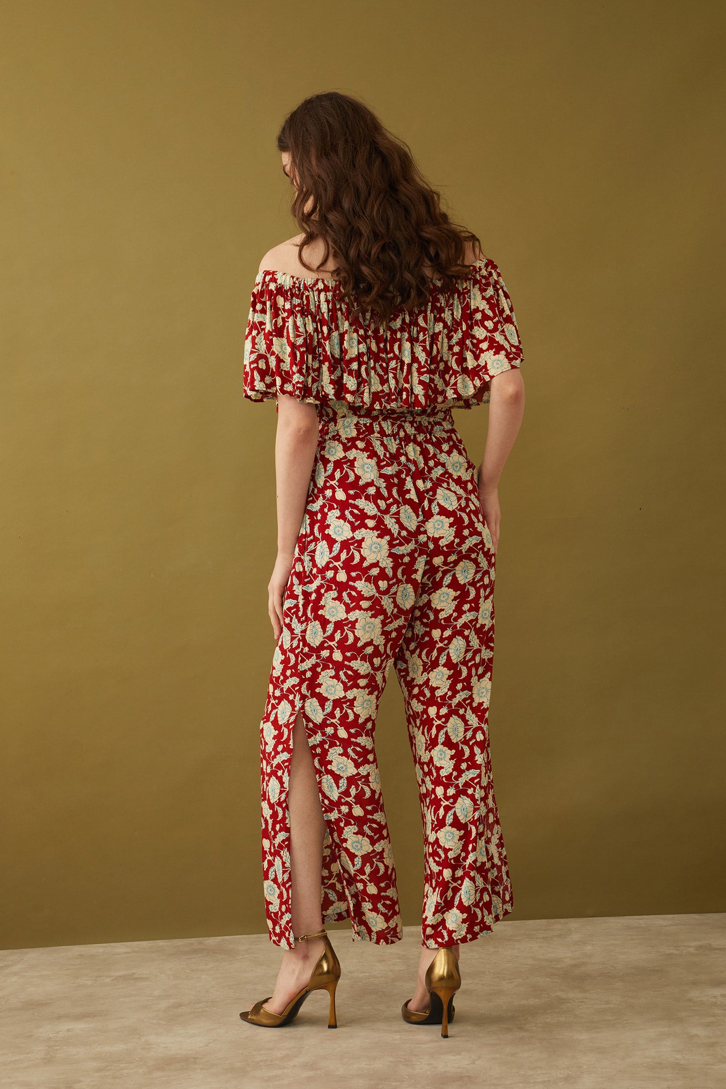 Bohera Masuyo Floral Off-Shoulder Jumpsuit - Myra USA