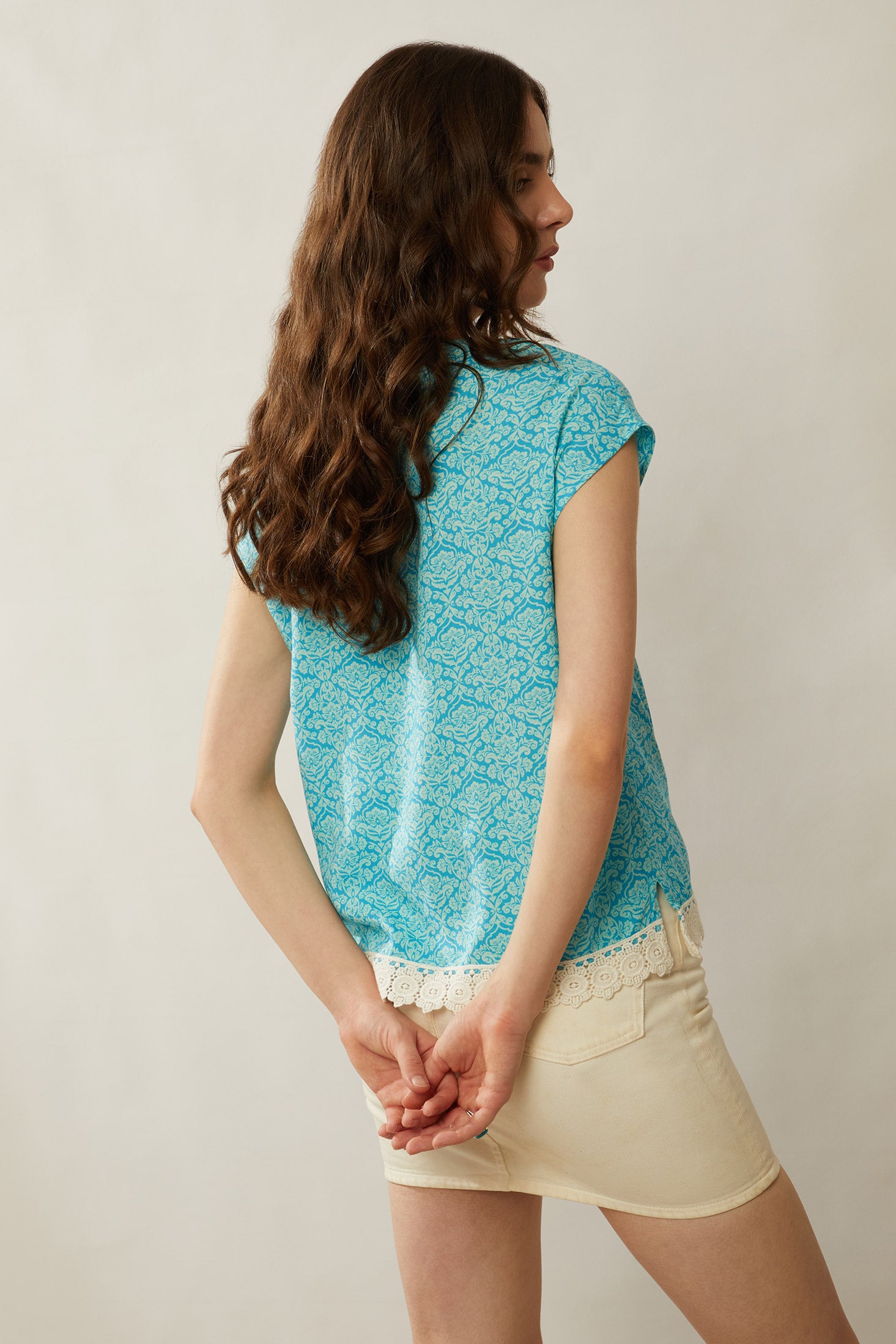 Bohera Shiori Lace Accent Top - Myra USA