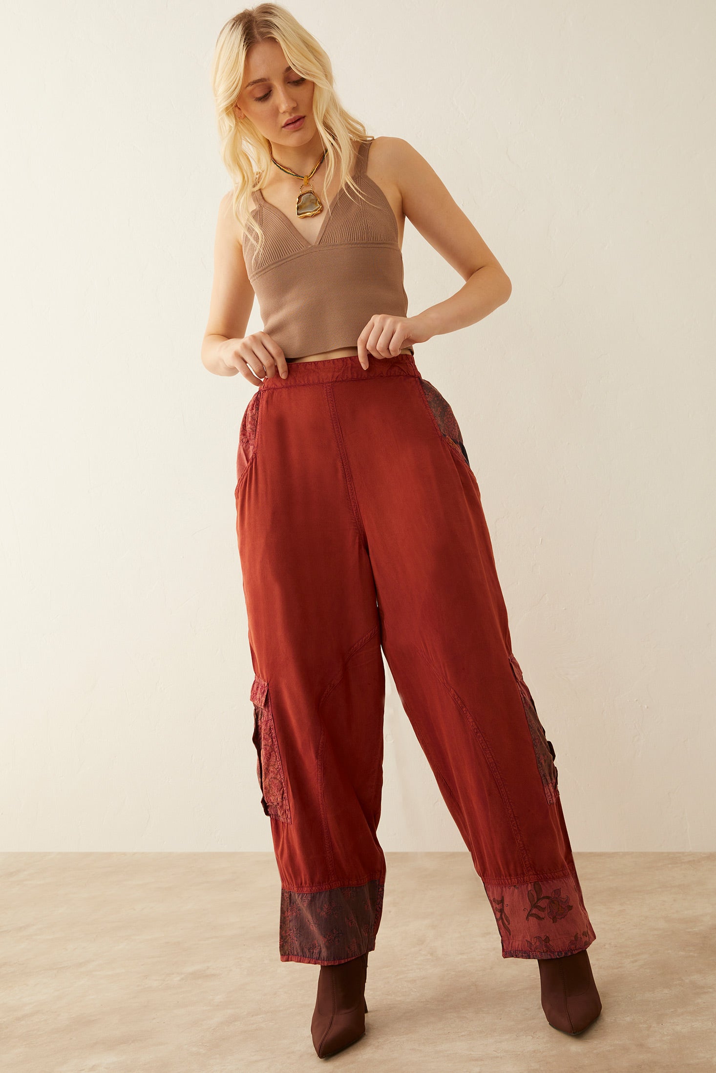Olivia Daye Patchwork Pants