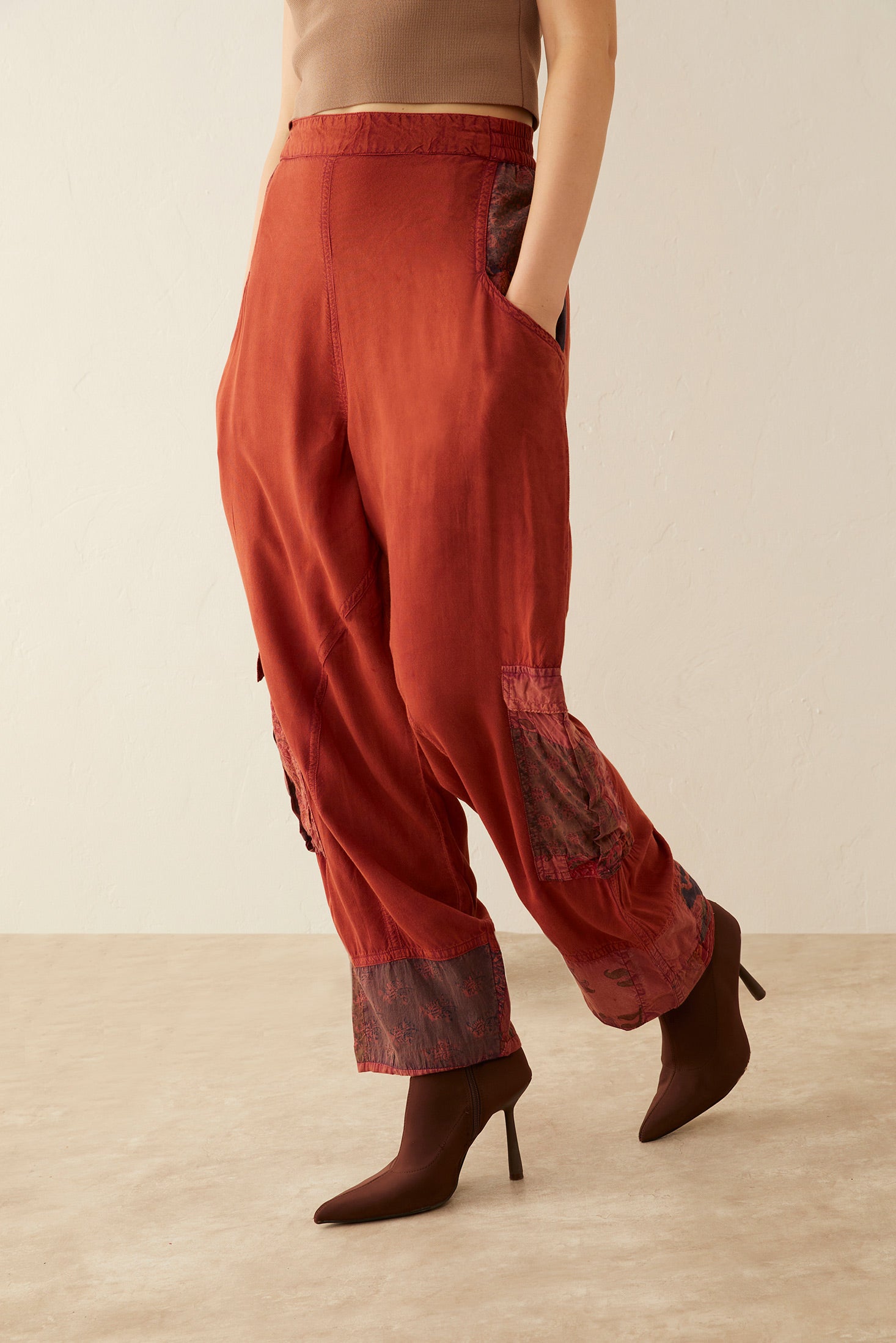 Olivia Daye Patchwork Pants - Myra USA