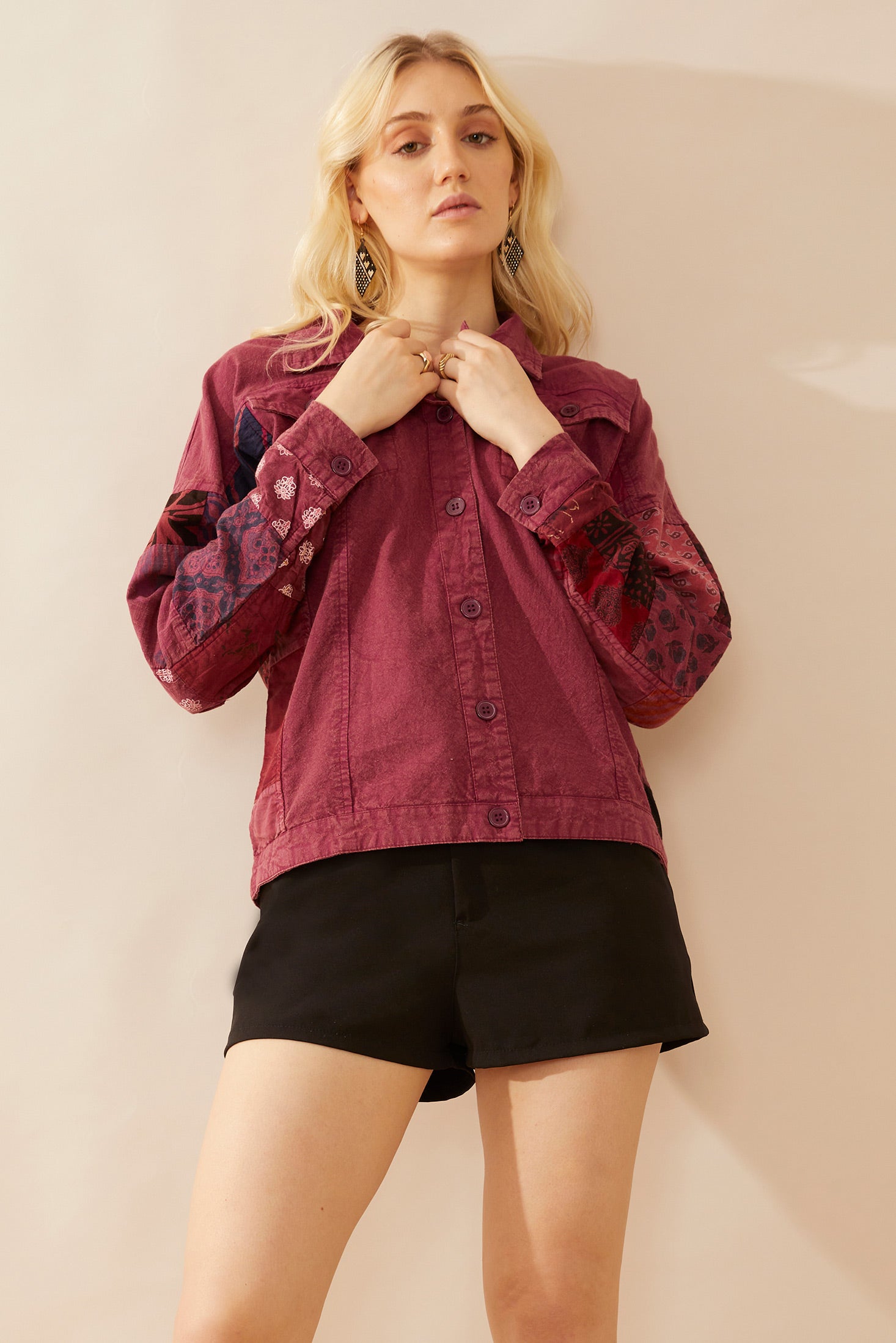 Chimson Trail Patchwork Jacket - Myra USA