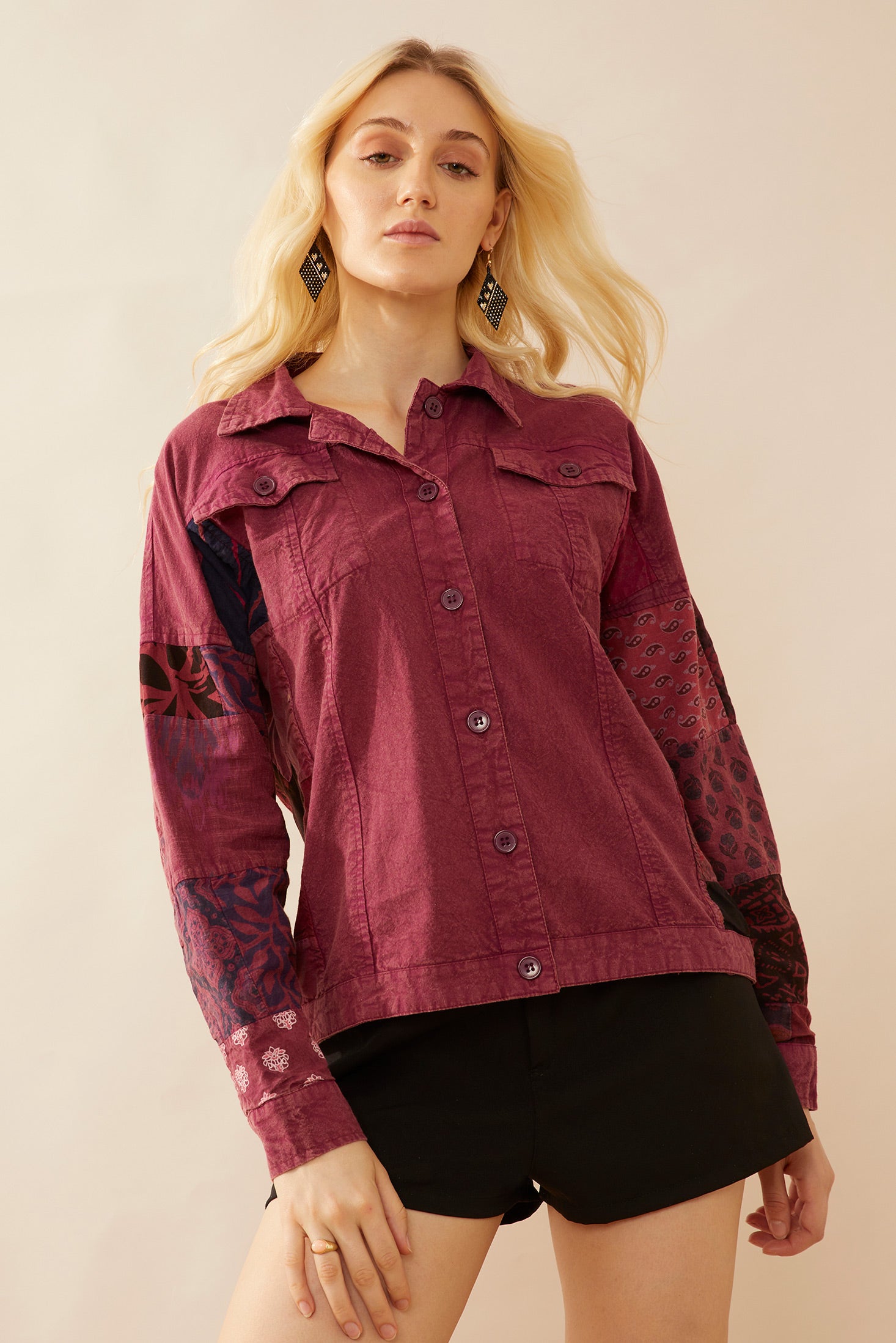 Chimson Trail Patchwork Jacket - Myra USA