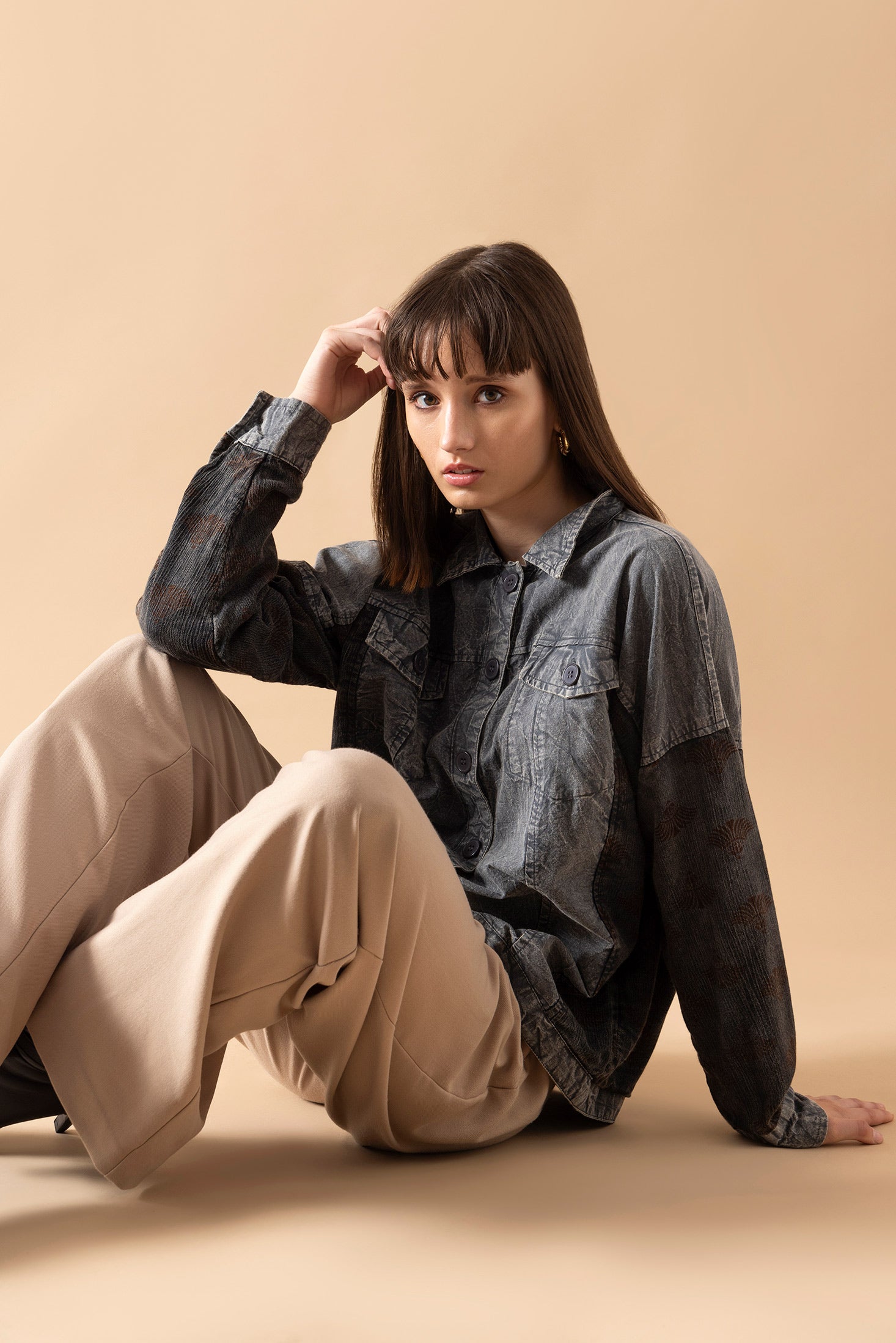 Mylee Collins Patchwork Shacket - Myra USA