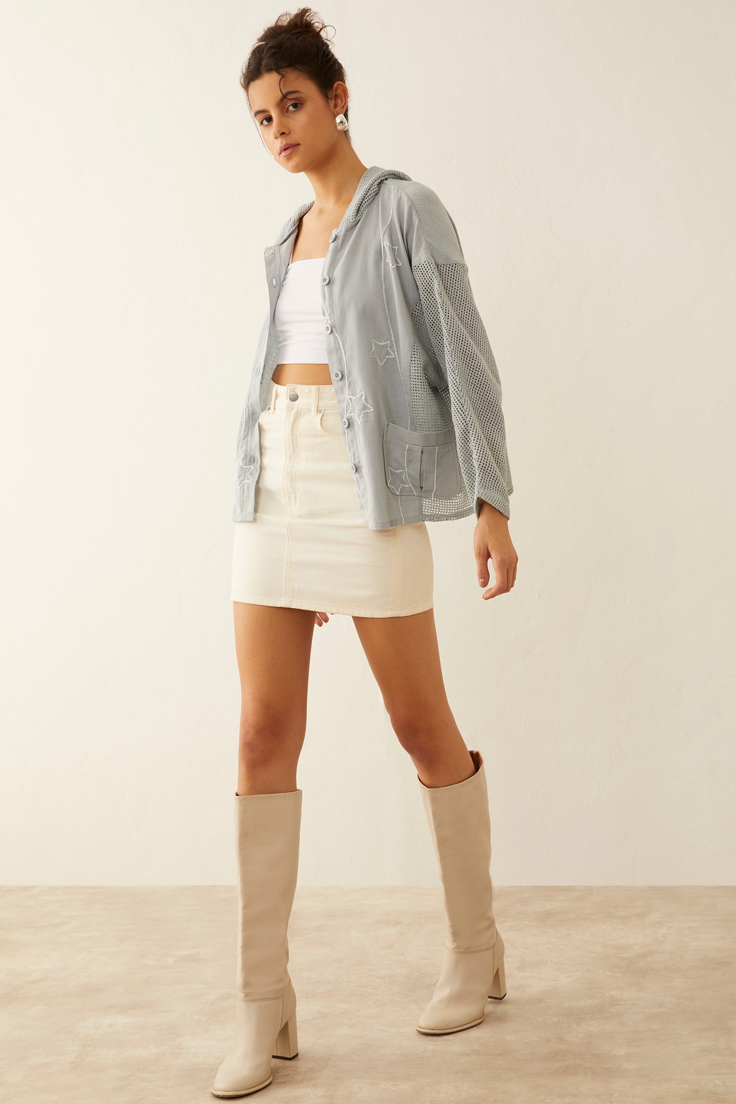 Cloudcroft Sky Hooded Jacket - Myra USA