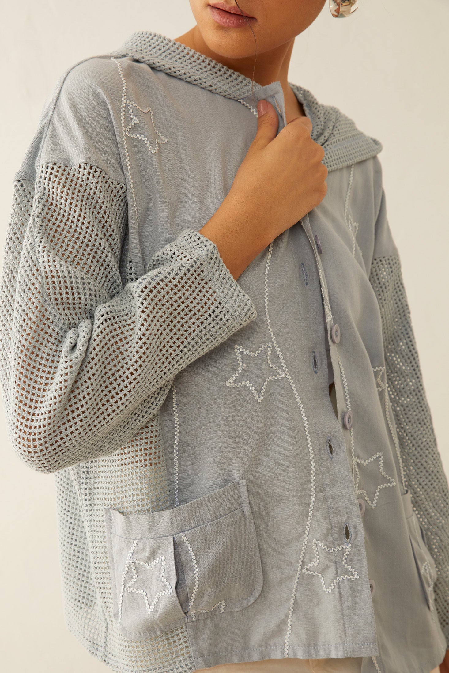 Cloudcroft Sky Hooded Jacket - Myra USA